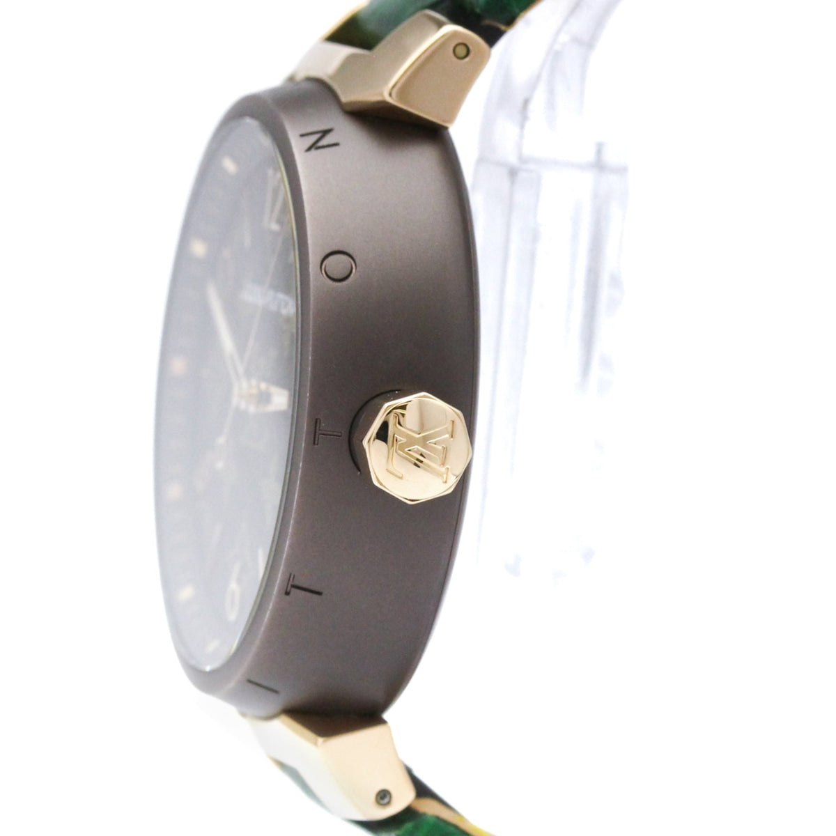 Montre Louis Vuitton Tambour QA139Z Brun Cadran 39mm