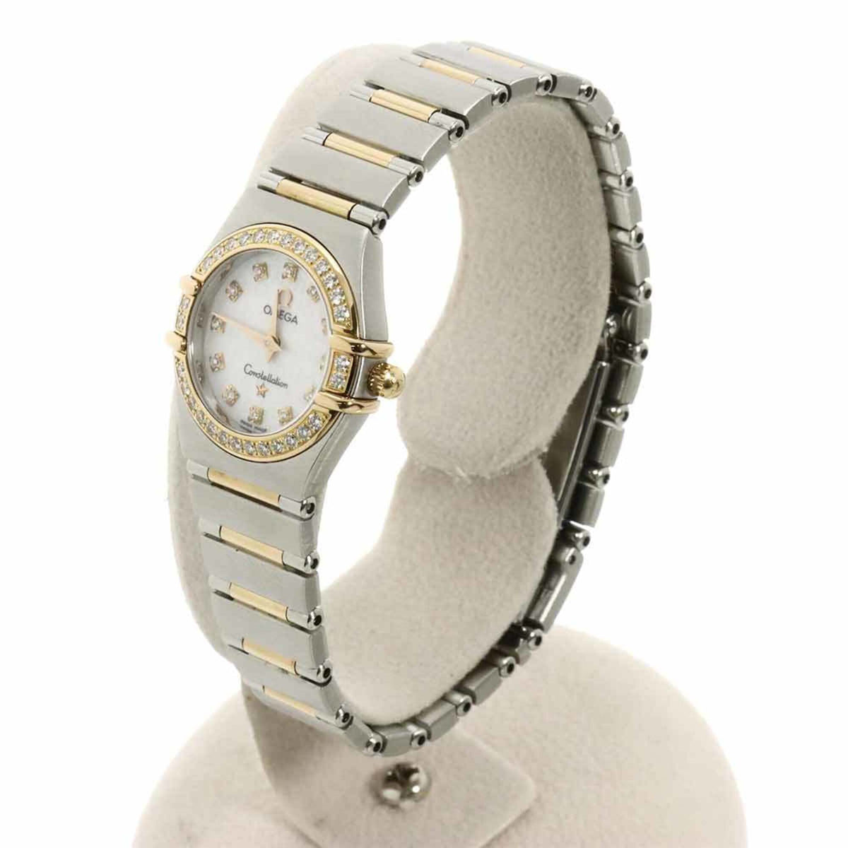 Omega Constellation 1360.75 Weiß Gehäuse Zifferblatt 22 mm Uhr