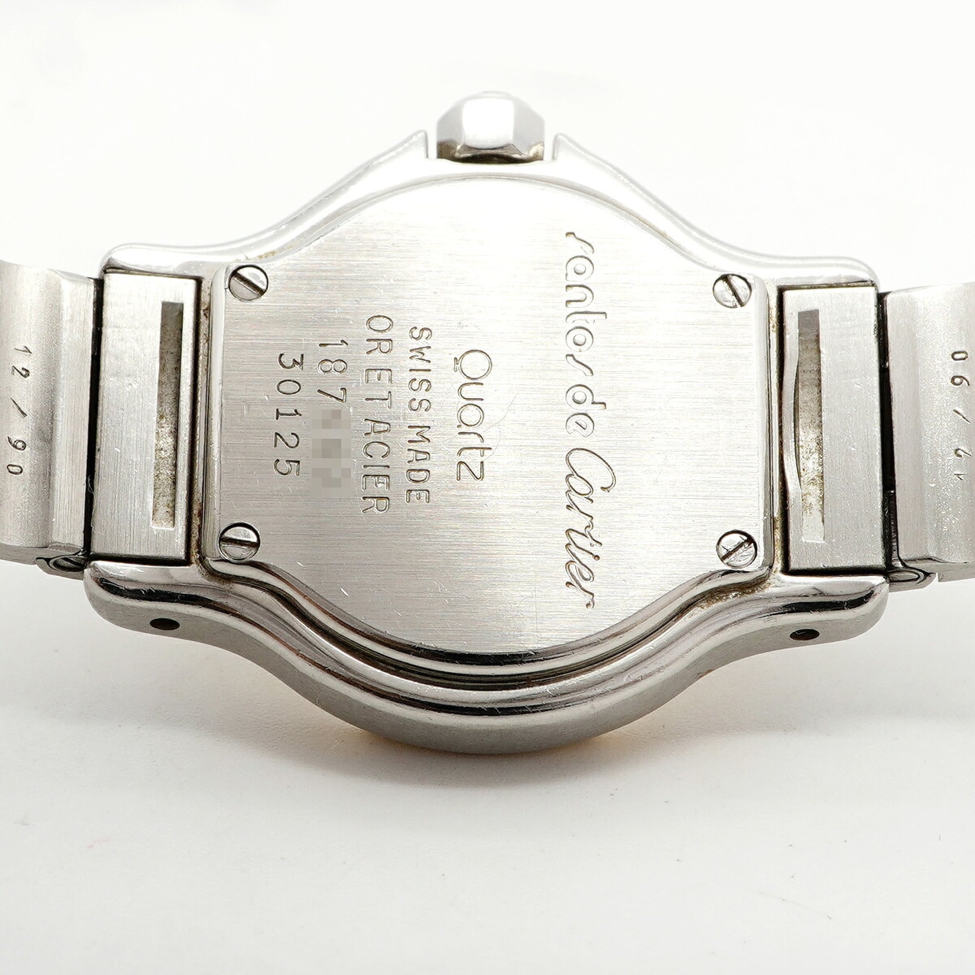 Cartier Santos Octagon SM W2001683 Ivory Dial Wo