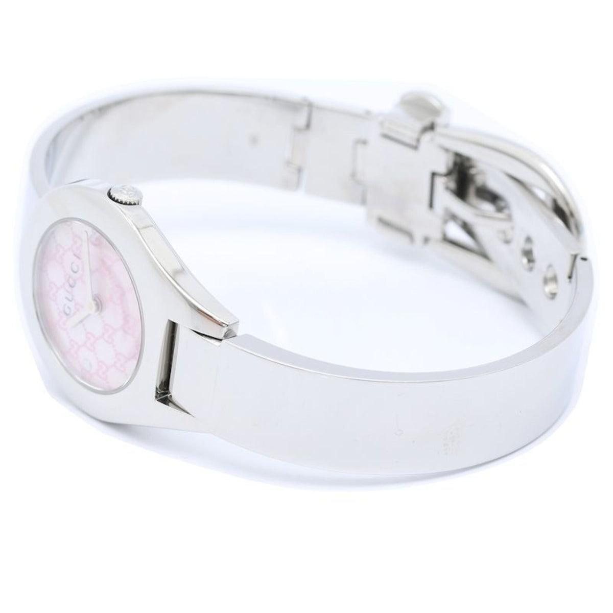 Gucci Serie 6700 YA067507 6700L Rosa Gehäuse Zifferblatt 26 mm Uhr