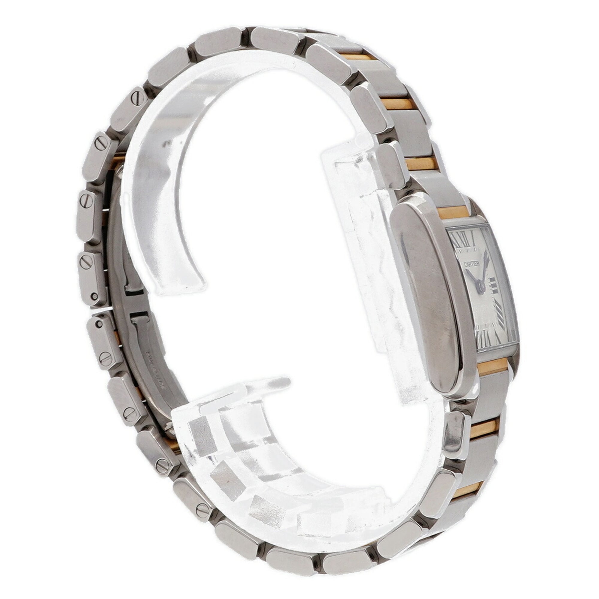 Cartier Tank Française SM W51007Q4 Ivory Dial 20mm Watch