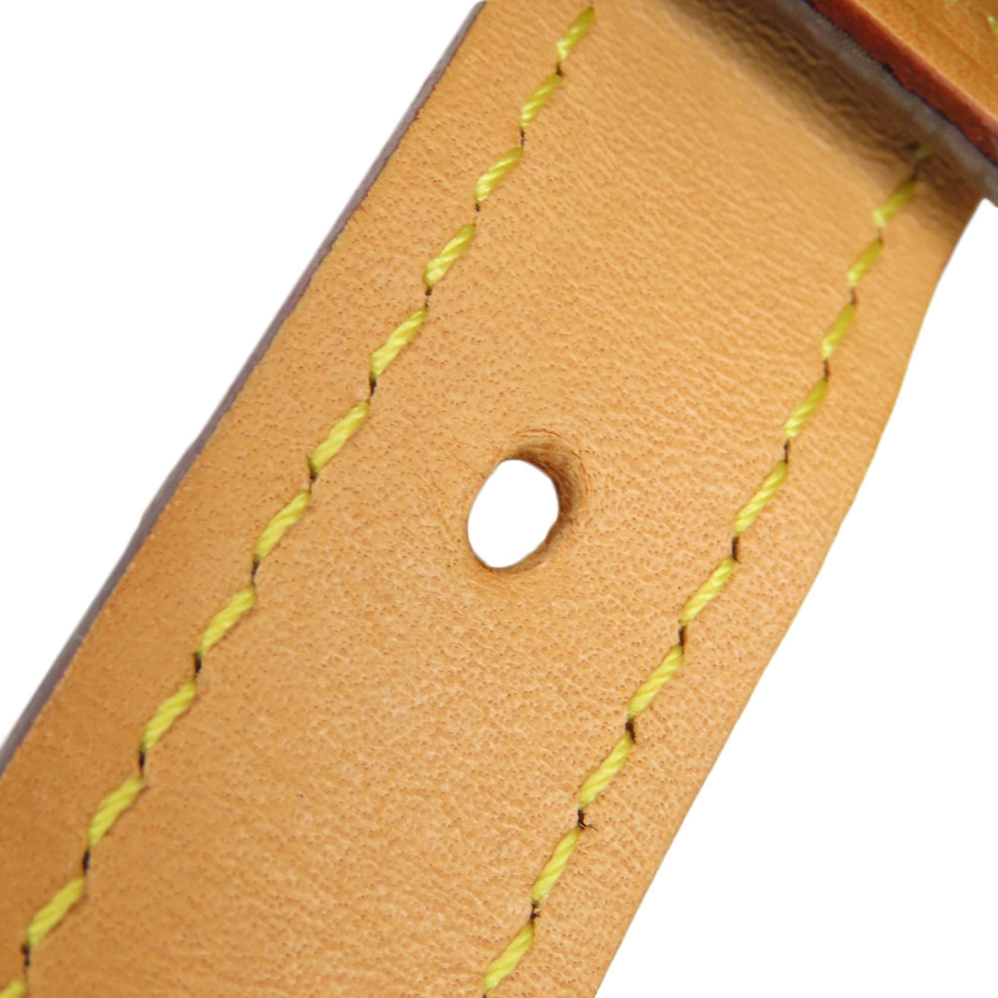 Étui à montre Louis Vuitton 3 M47530, Brun Monogram avec finitions dorées, pour homme et femme