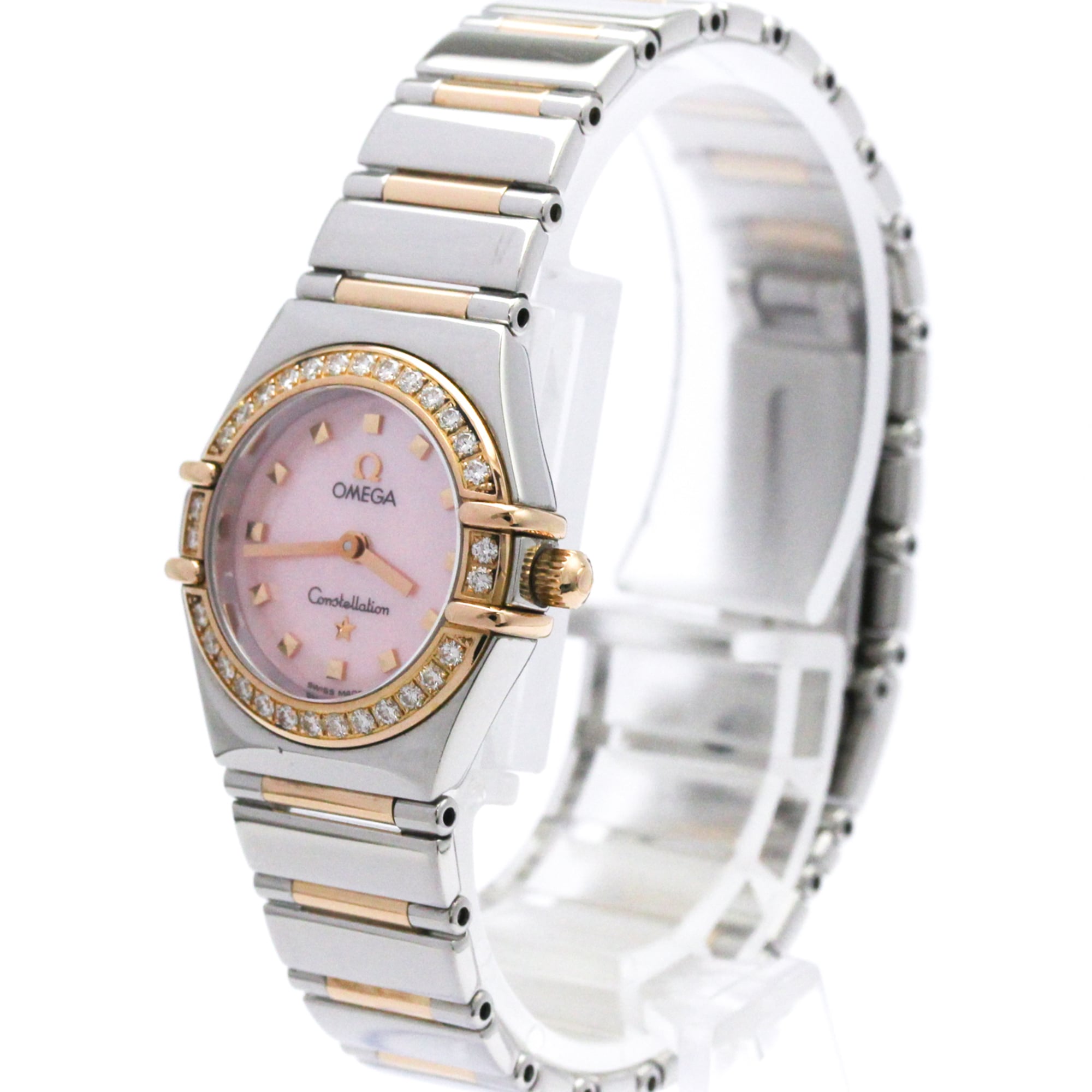 OMEGA Constellation My Choice Diamond MOP Dial Watch 1368.73 Polished