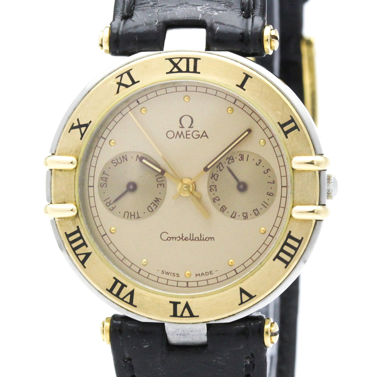 Omega Constellation 1961070 Gold Dial 33mm Watch
