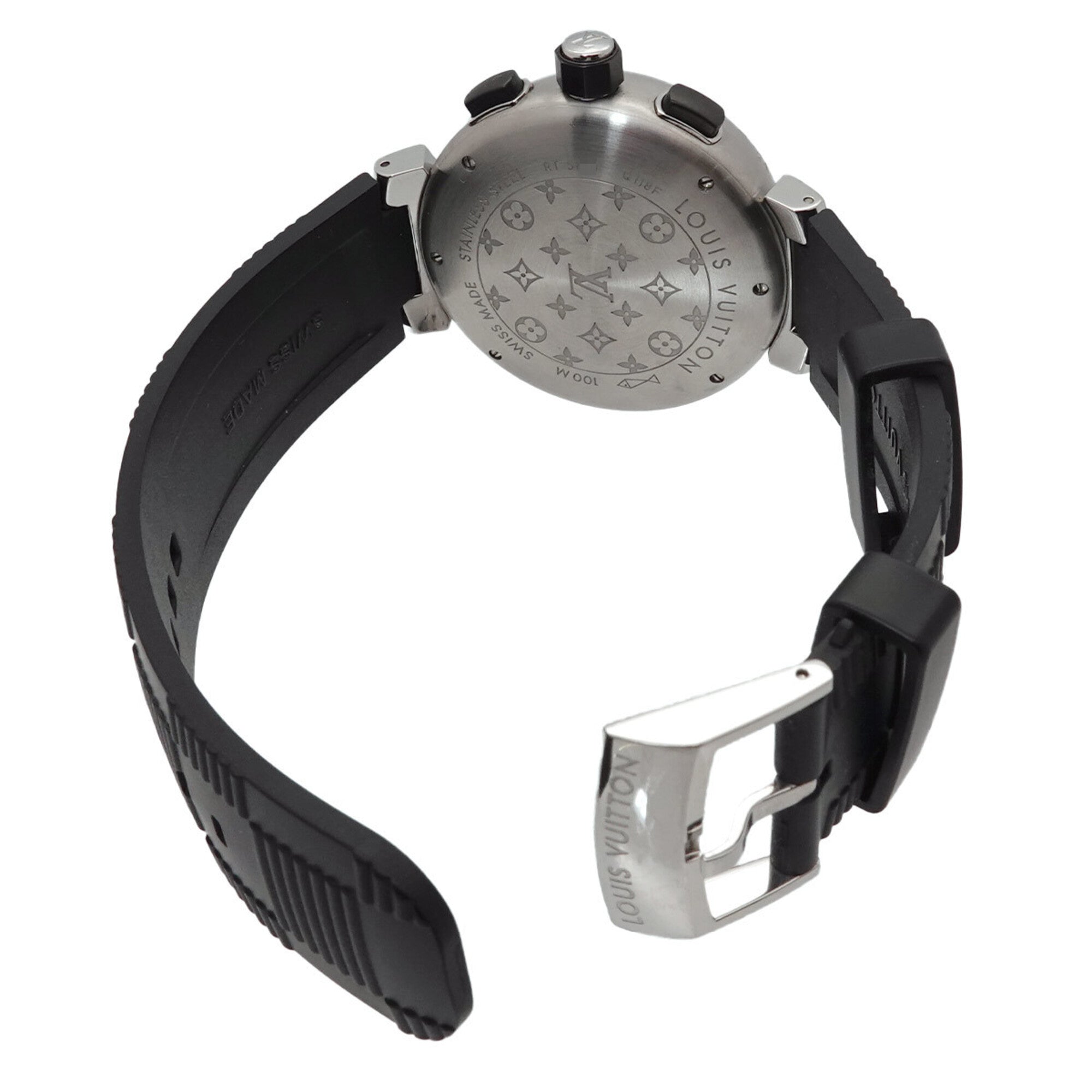 Louis Vuitton Tambour Q118F Black Dial 41mm Watch