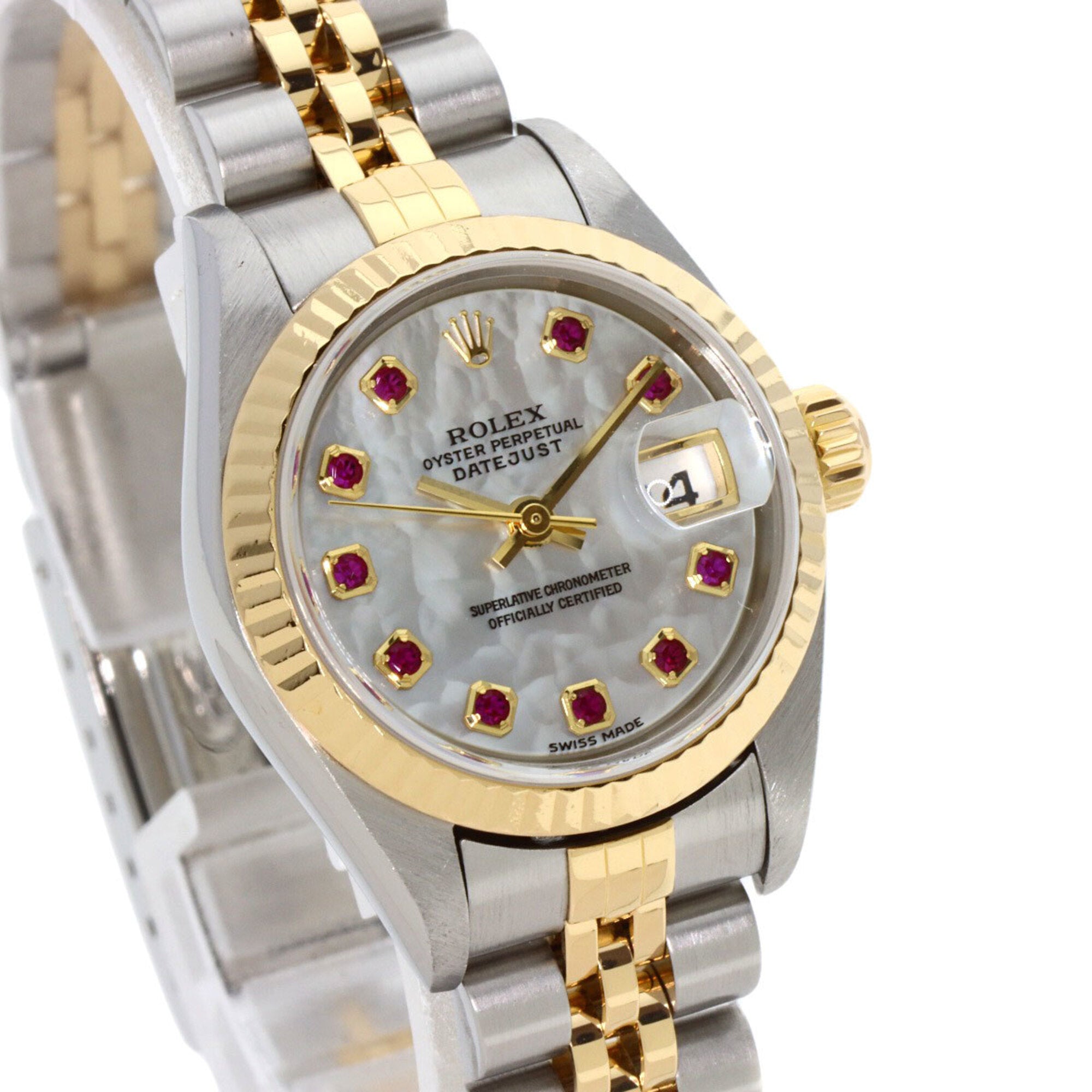 Rolex Datejust White shell Dial 26mm Watch