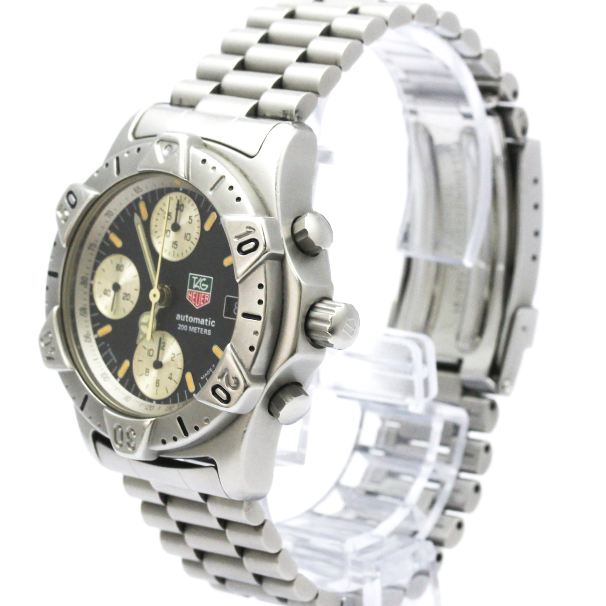 TAG HEUER Chronograph Diver Steel Automatic Mens Watch 740.306