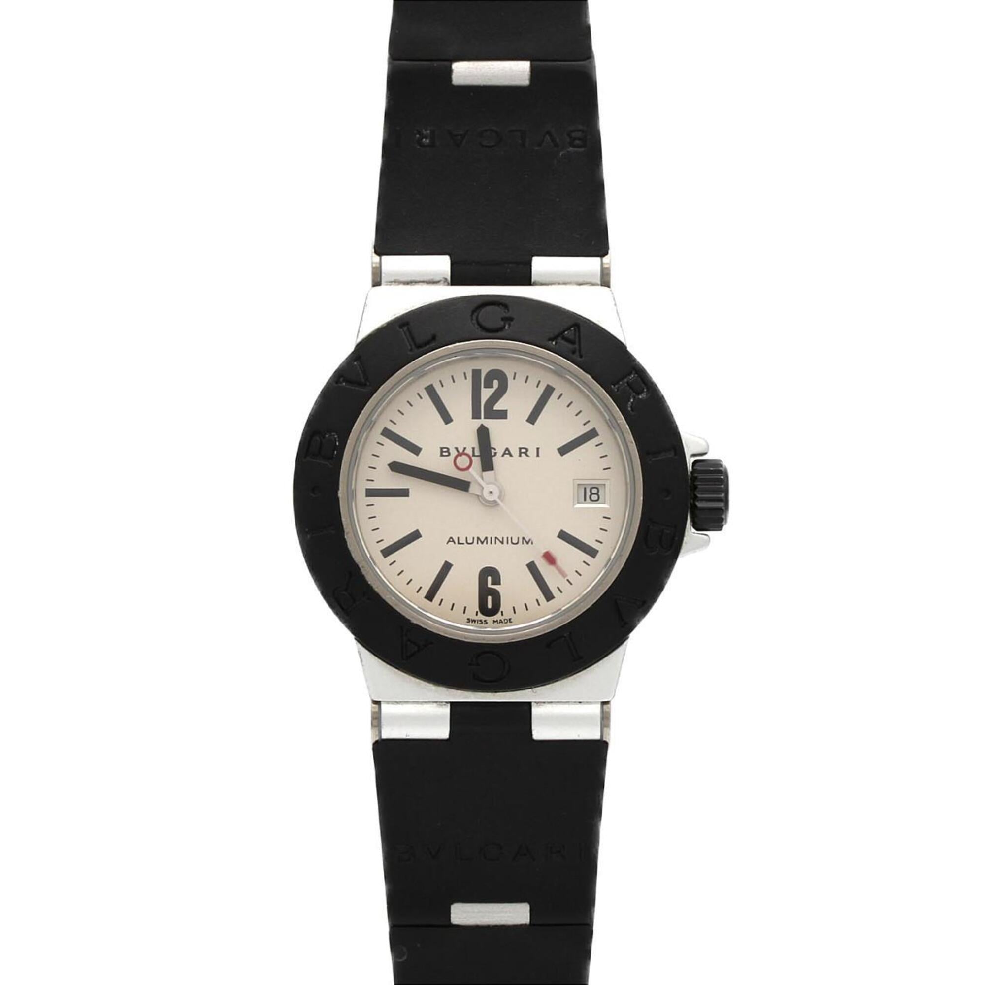 Bulgari Aluminum AL29TA/AL29TAVD Silver Dial 29mm Watch