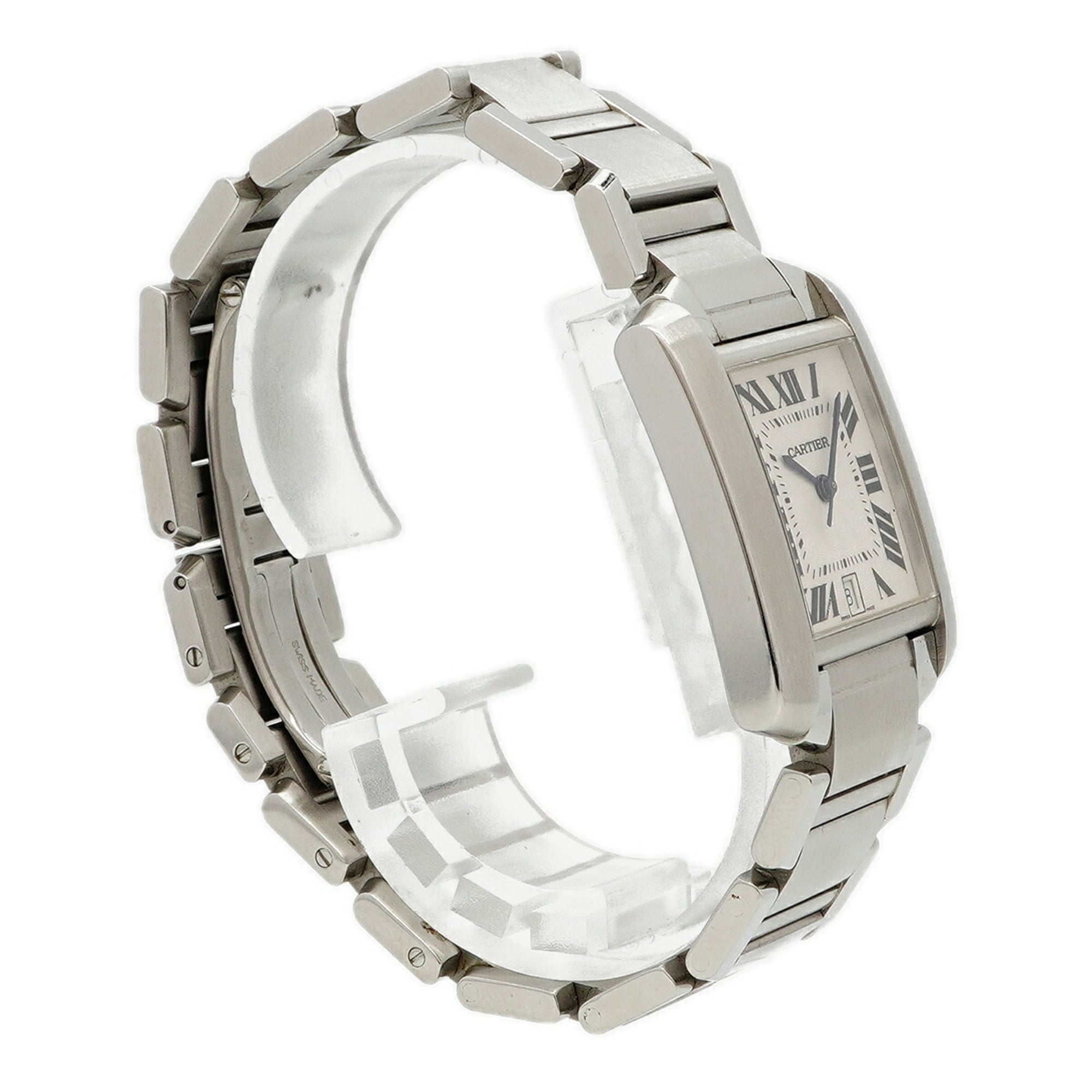 Cartier Tank W51002Q3 Silver Dial 28mm Watch
