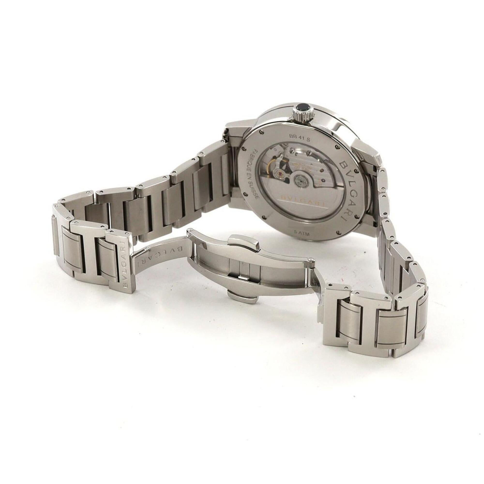 Bulgari BB41S BB41S/BB41WSSD White Dial 41mm Watch