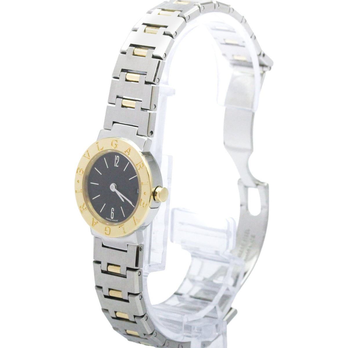 Bvlgari Bvlgari Bvlgari BB23SGD Black Dial 23mm Watch