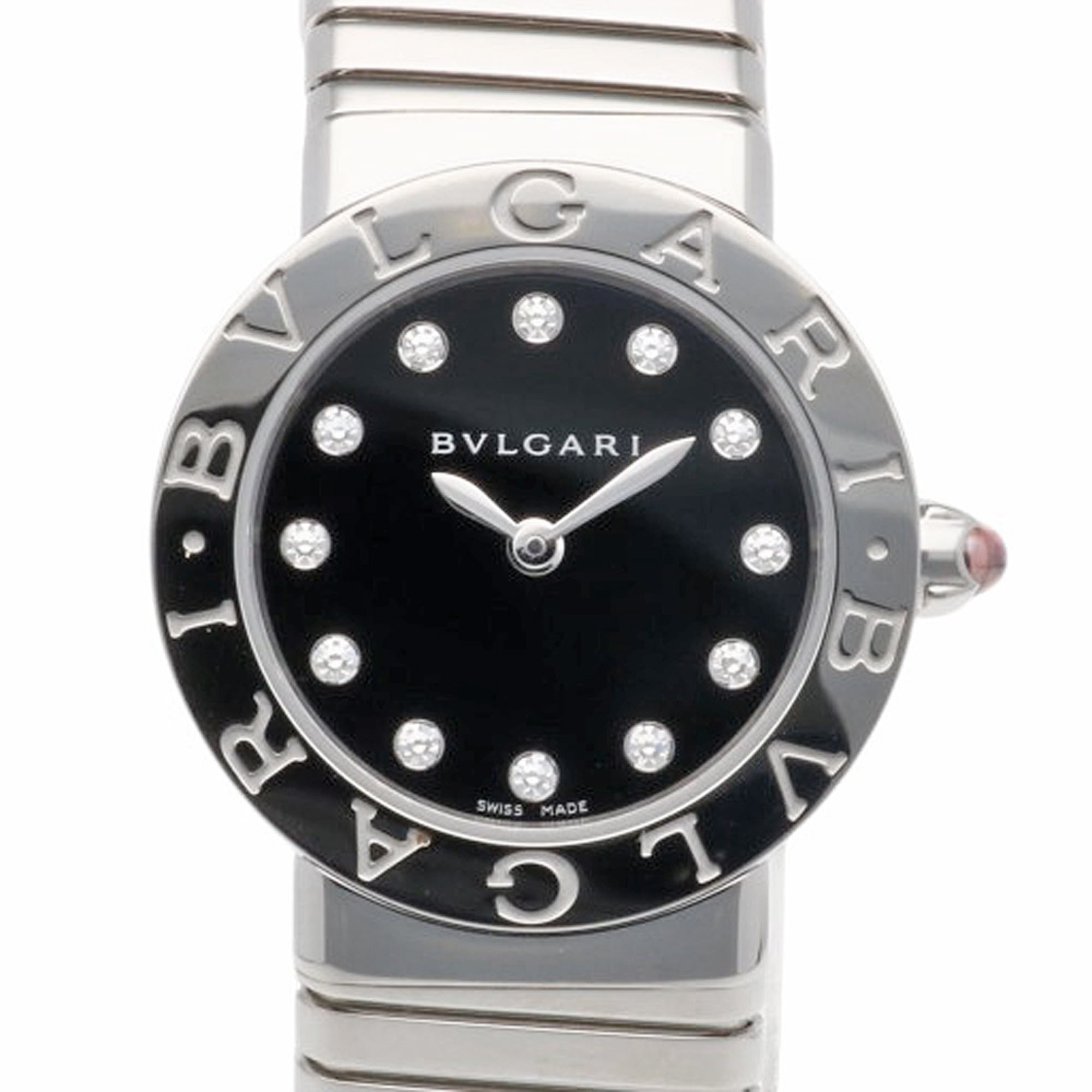 Bulgari Tubogas BBL262TS Black Dial 26mm Watch