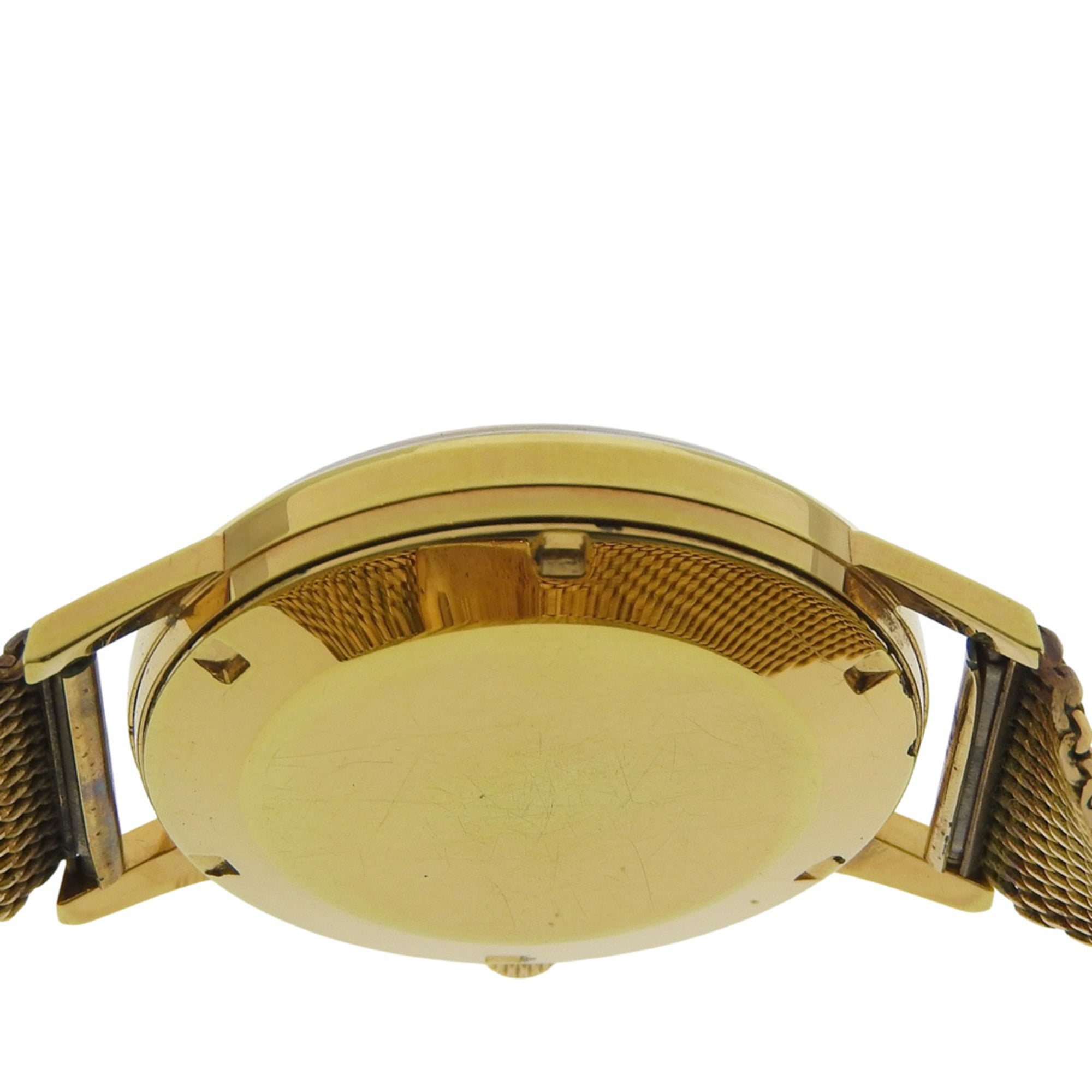 Montre pour homme IWC (International Watch Company) calibre 8541Automatique avec affichage analogique plaqué or et cadran doré