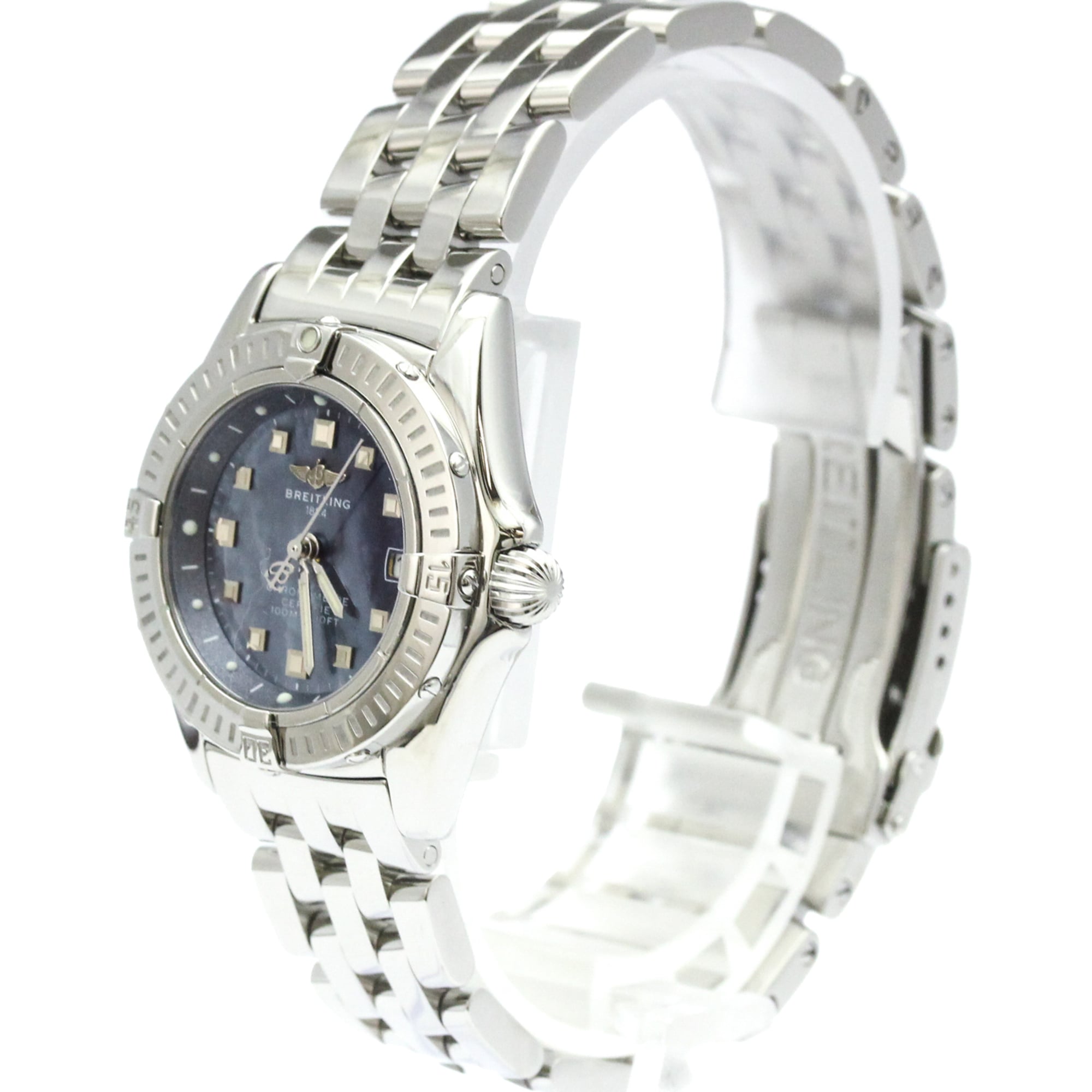 Breitling Callistino A72345 Blue Dial 29mm Watch