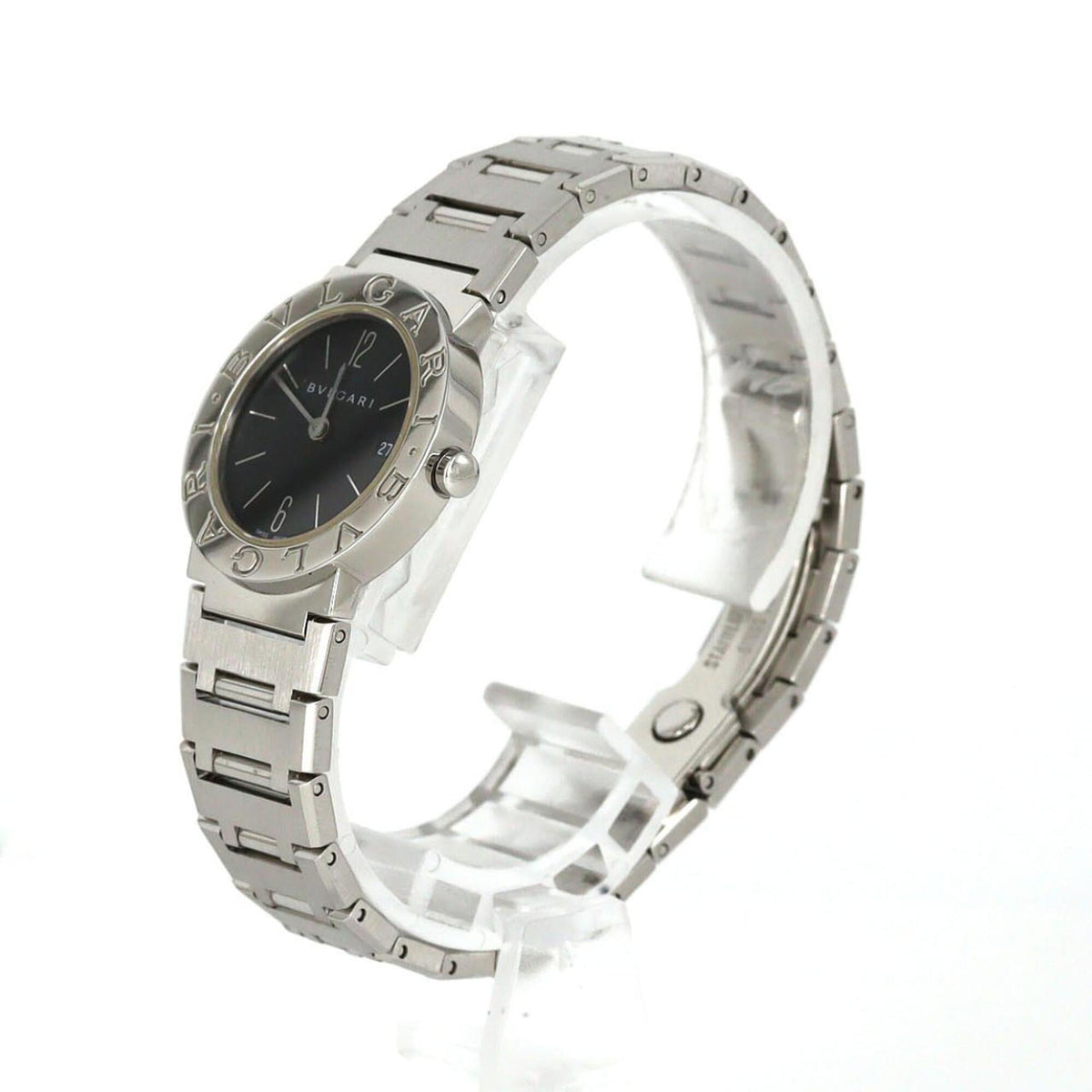Bvlgari Bulgari BB26SS/BB26SSD Schwarz Zifferblatt 26 mm Uhr