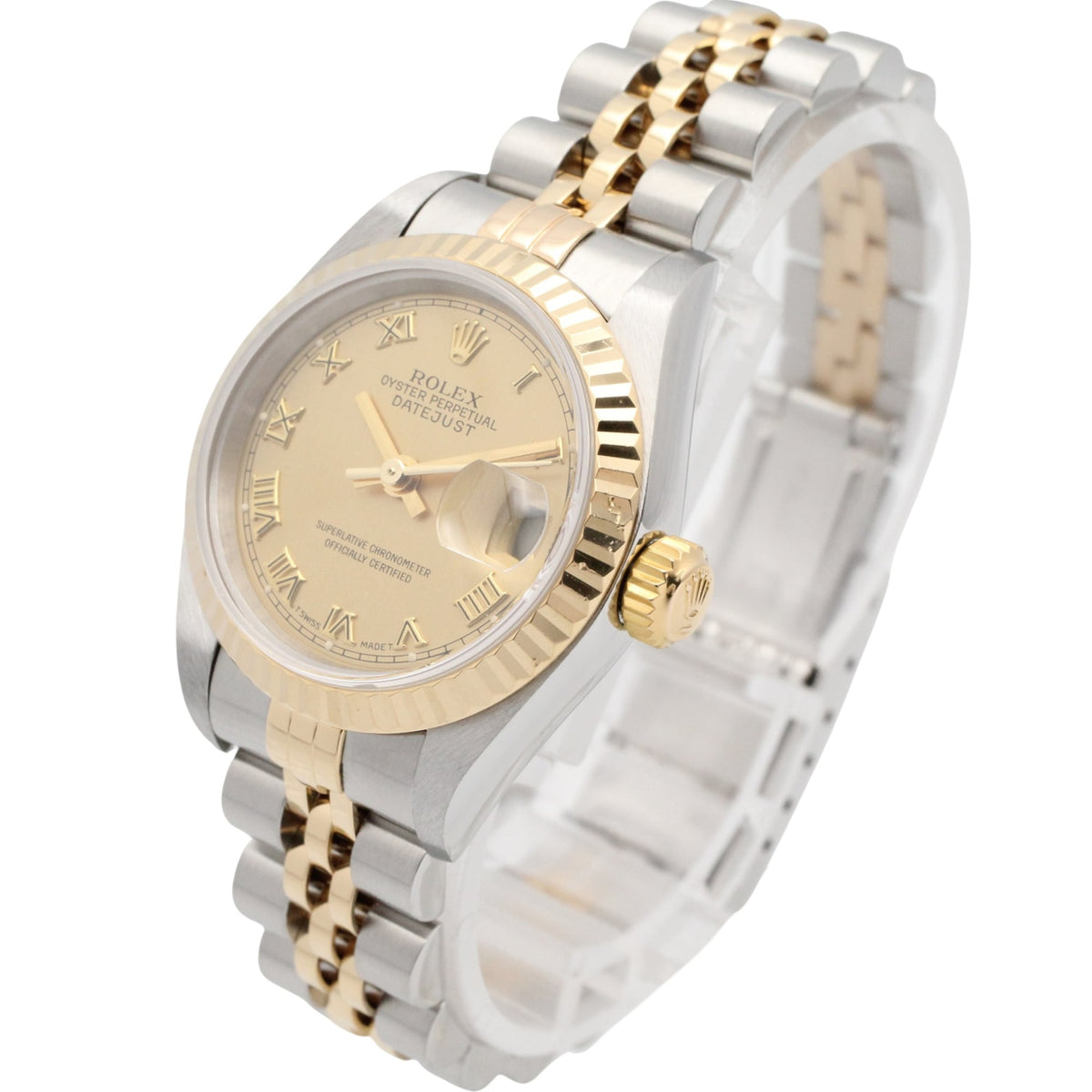 Rolex Datejust 79173 Champagne, Gold Dial 26mm Watch