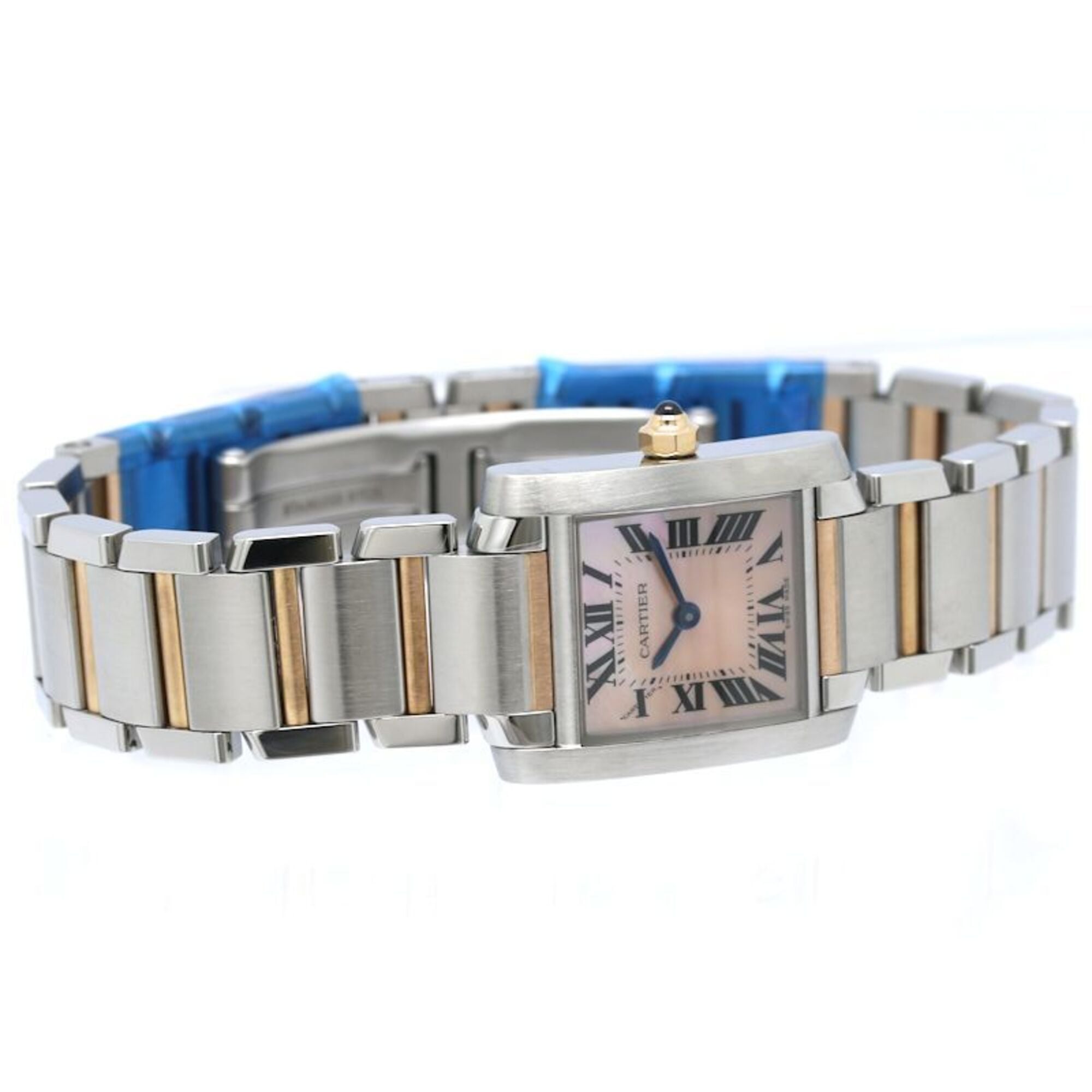 CARTIER Tank FranÃ§aise SM W51027Q4 Wo SSx18KPG 40559