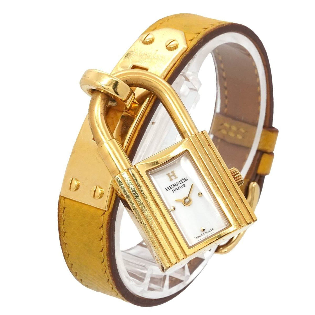 Hermes Kelly GZl1ldz3 Gold Dial 20mm Watch