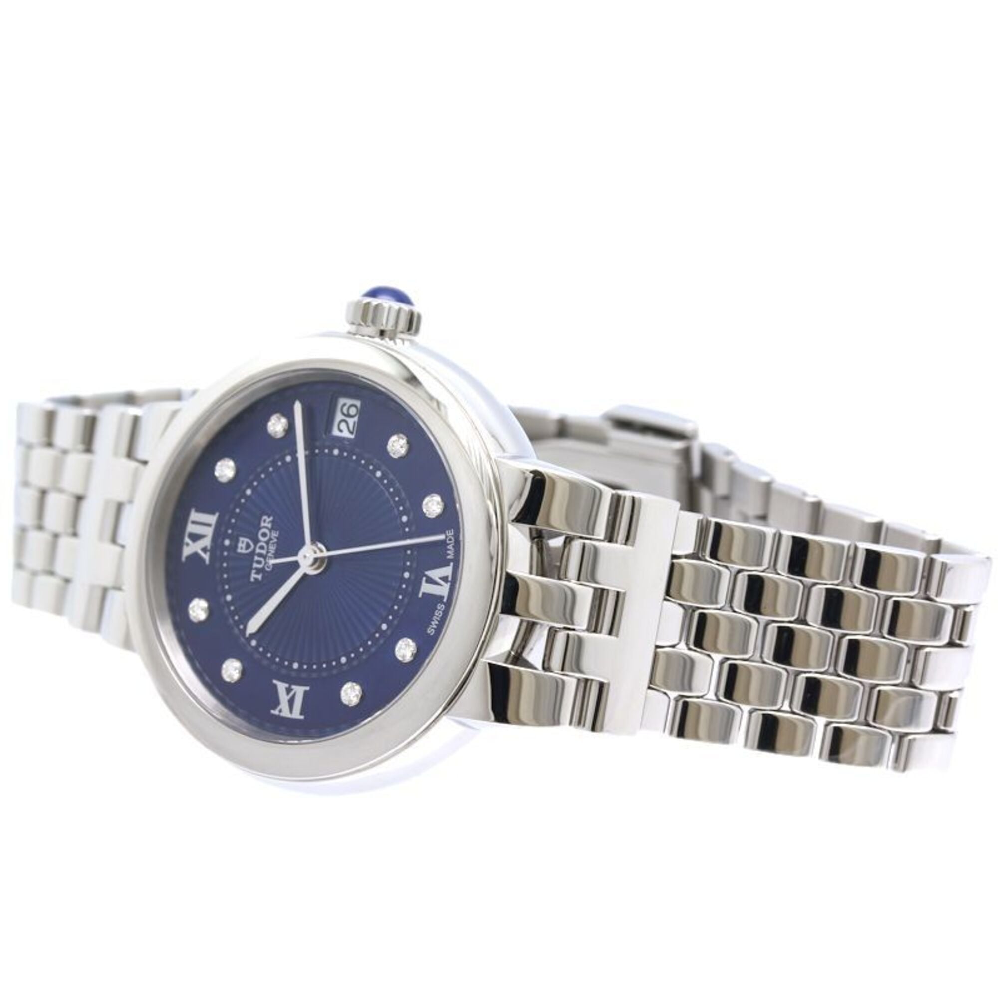 TUDOR Claire de Rose 8P diamanten dameshorloge M35800-0010 SS 40358