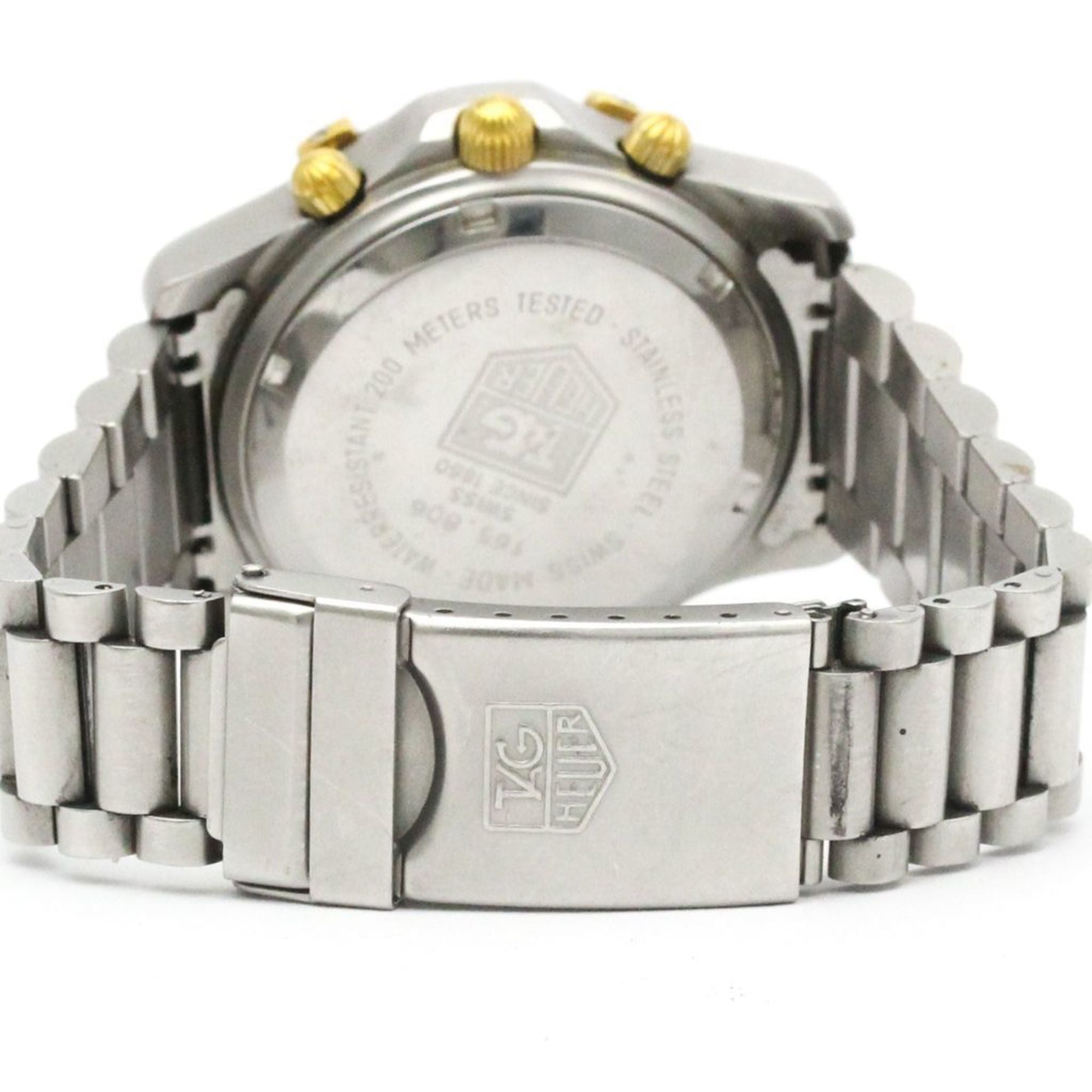 TAG HEUER 2000 Professional Chronograph vergoldete Stahluhr 165.806