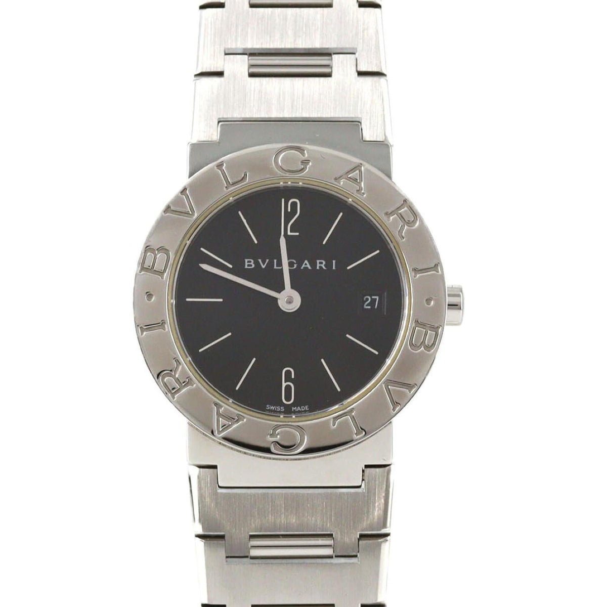 Bvlgari Bulgari BB26SS/BB26SSD Schwarz Zifferblatt 26 mm Uhr