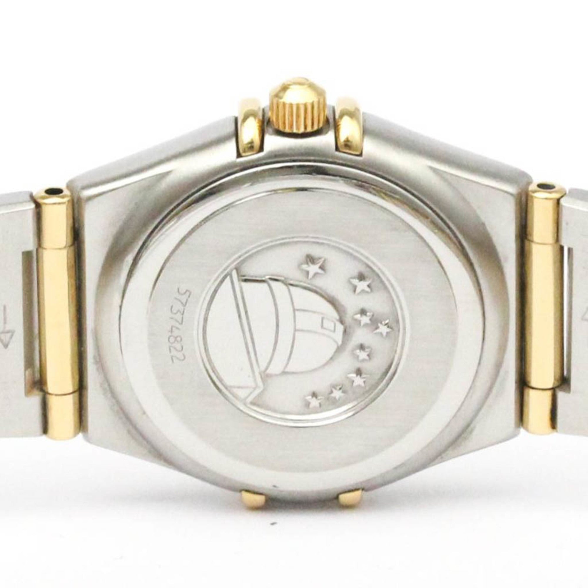 OMEGA Constellation Damenuhr 18 Karat Gold Edelstahl Quarz 1262.10
