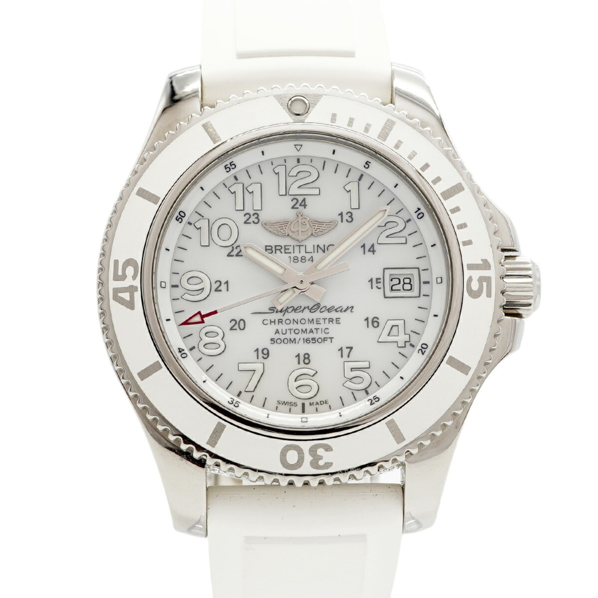 Breitling Superocean 42 A17365 White Dial Men's Watch