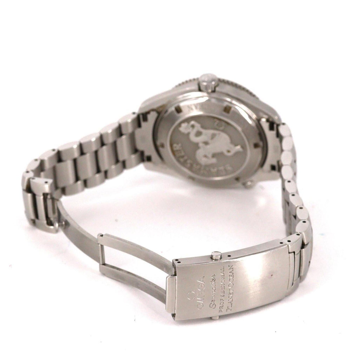 Omega Seamaster Planet Ocean 2201.5 horloge met zwarte wijzerplaat, 42 mm