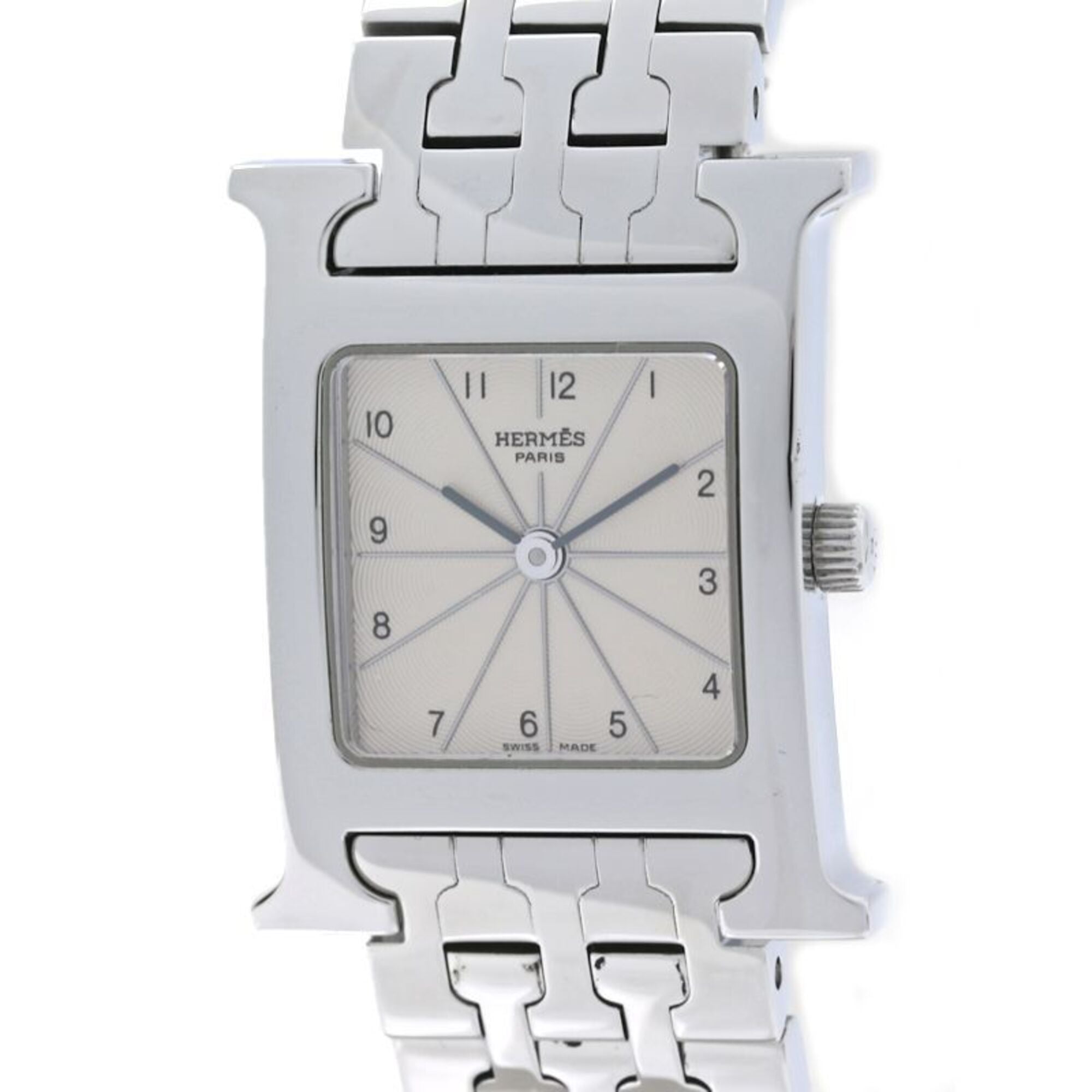 HERMES H-Watch HH1.210.260/4804 Women's Watch Stainless Steel /40405