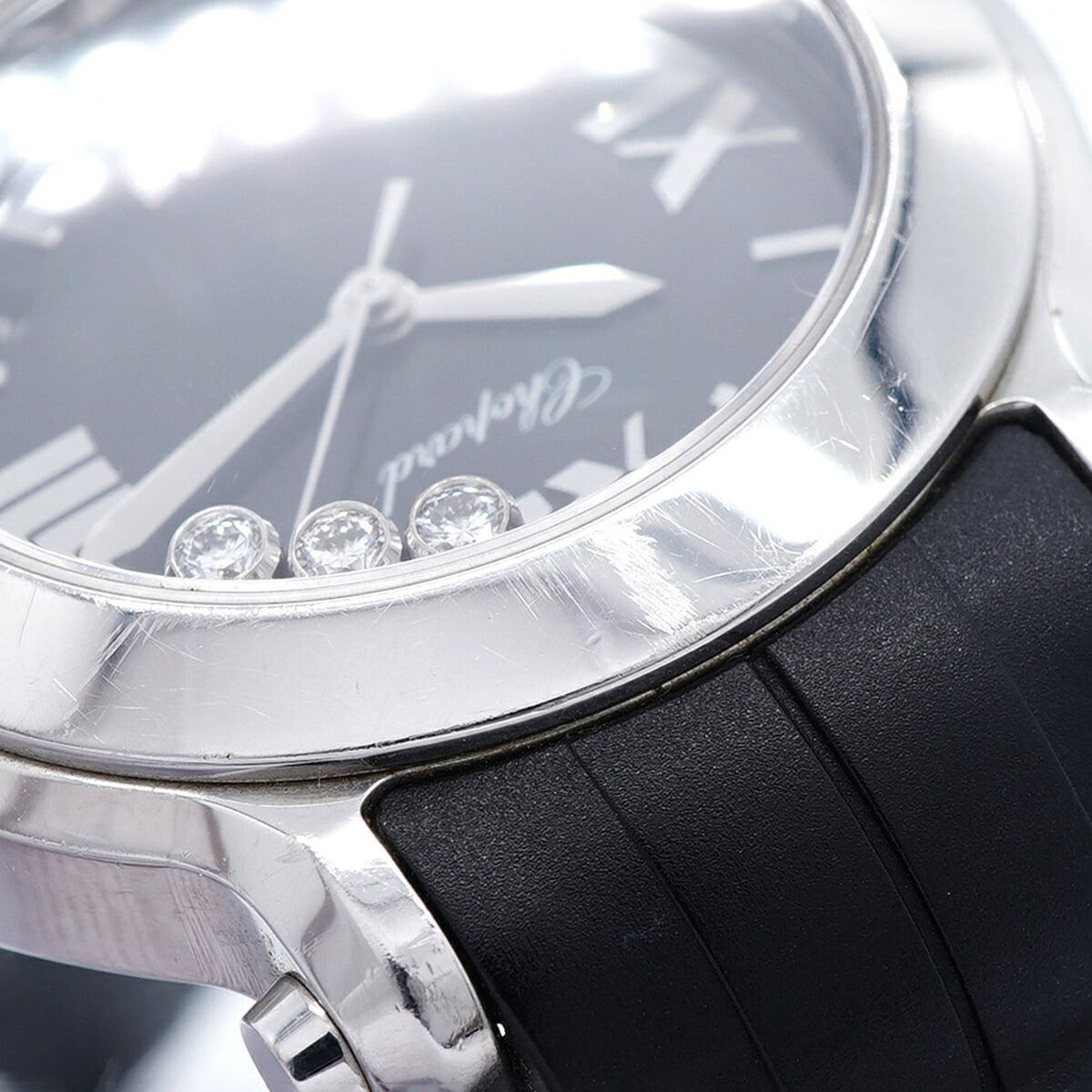 Chopard Happy Sport 3P Diamond 8475 Schwarz Zifferblatt 35 mm Uhr