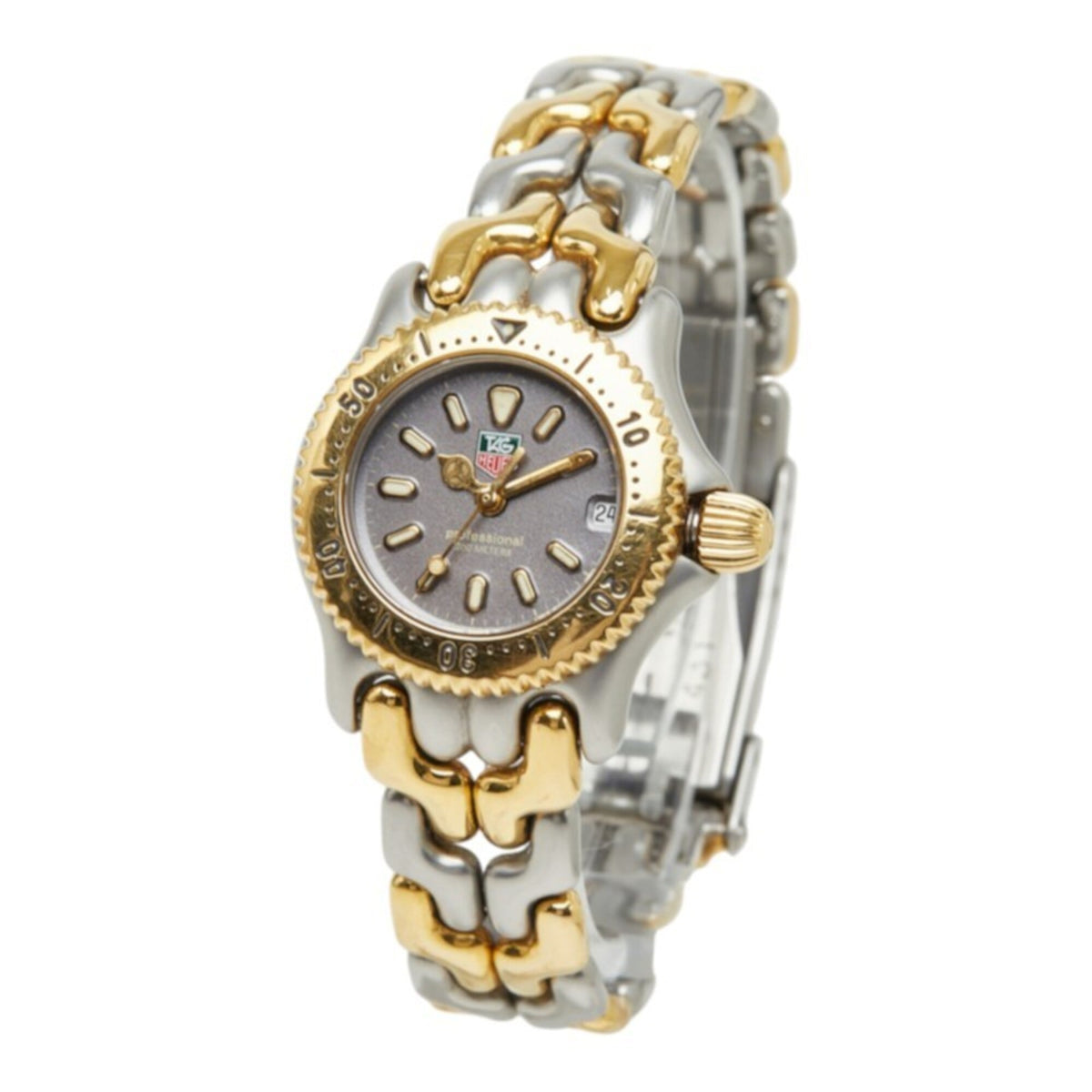 TAG Heuer Cell Professional S95.208, graues Zifferblatt, 24 mm Uhr