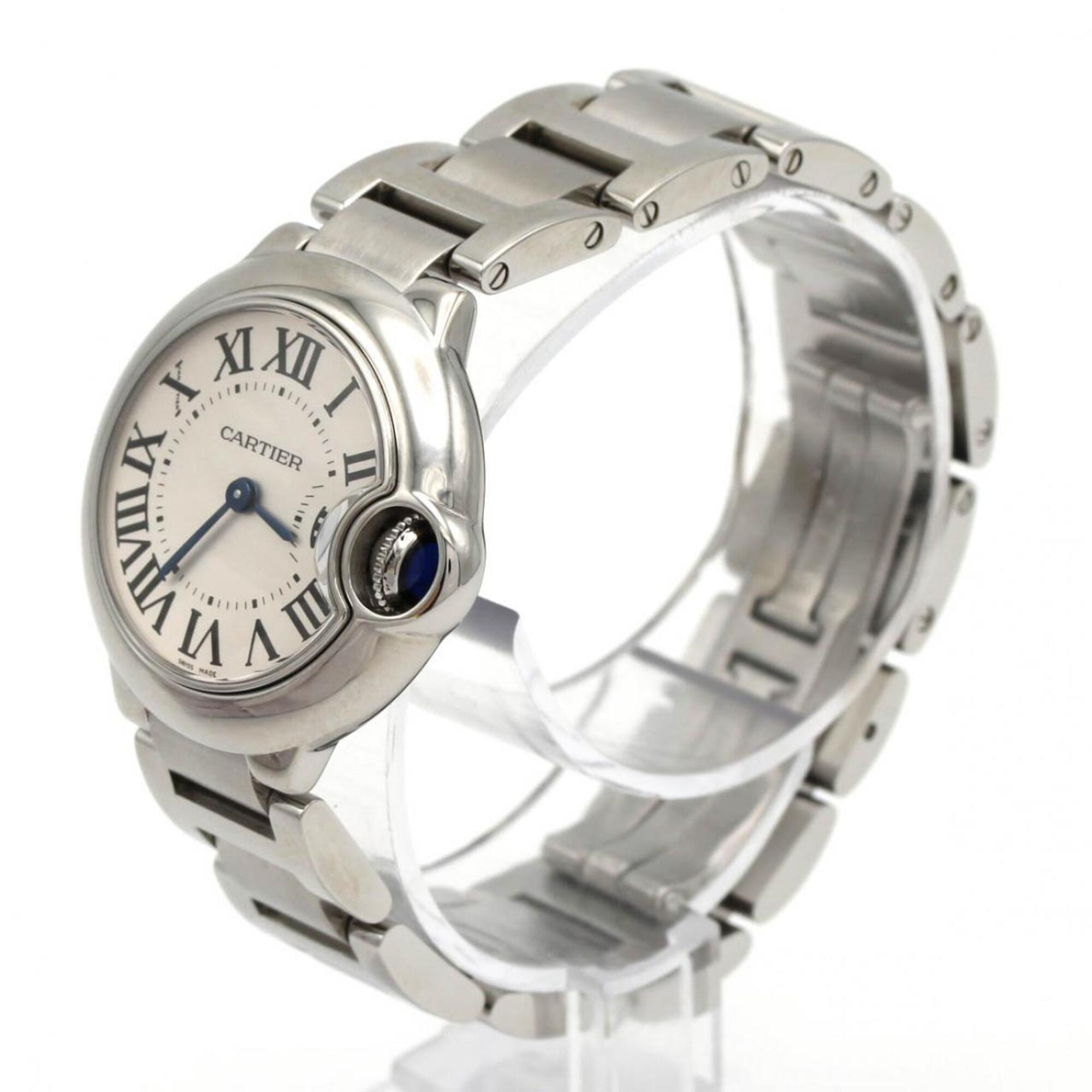Cartier Ballon Bleu SM W69010Z4 Silver Dial 28mm Watch