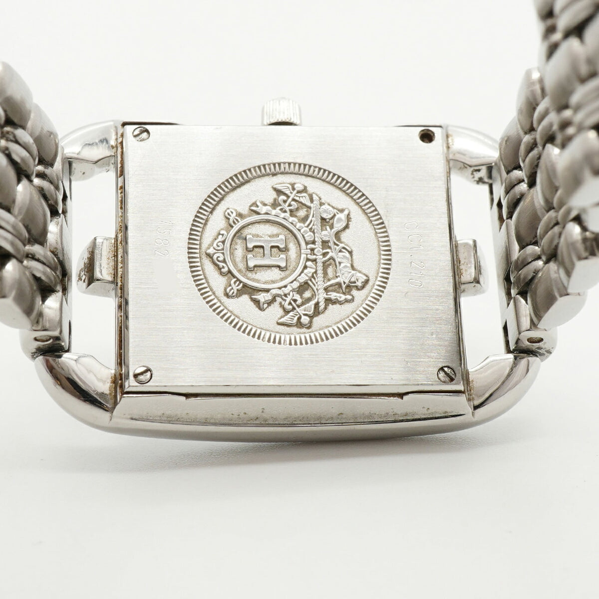 Hermes Cape Cod CC1.210 horloge met grijze wijzerplaat, 23 mm