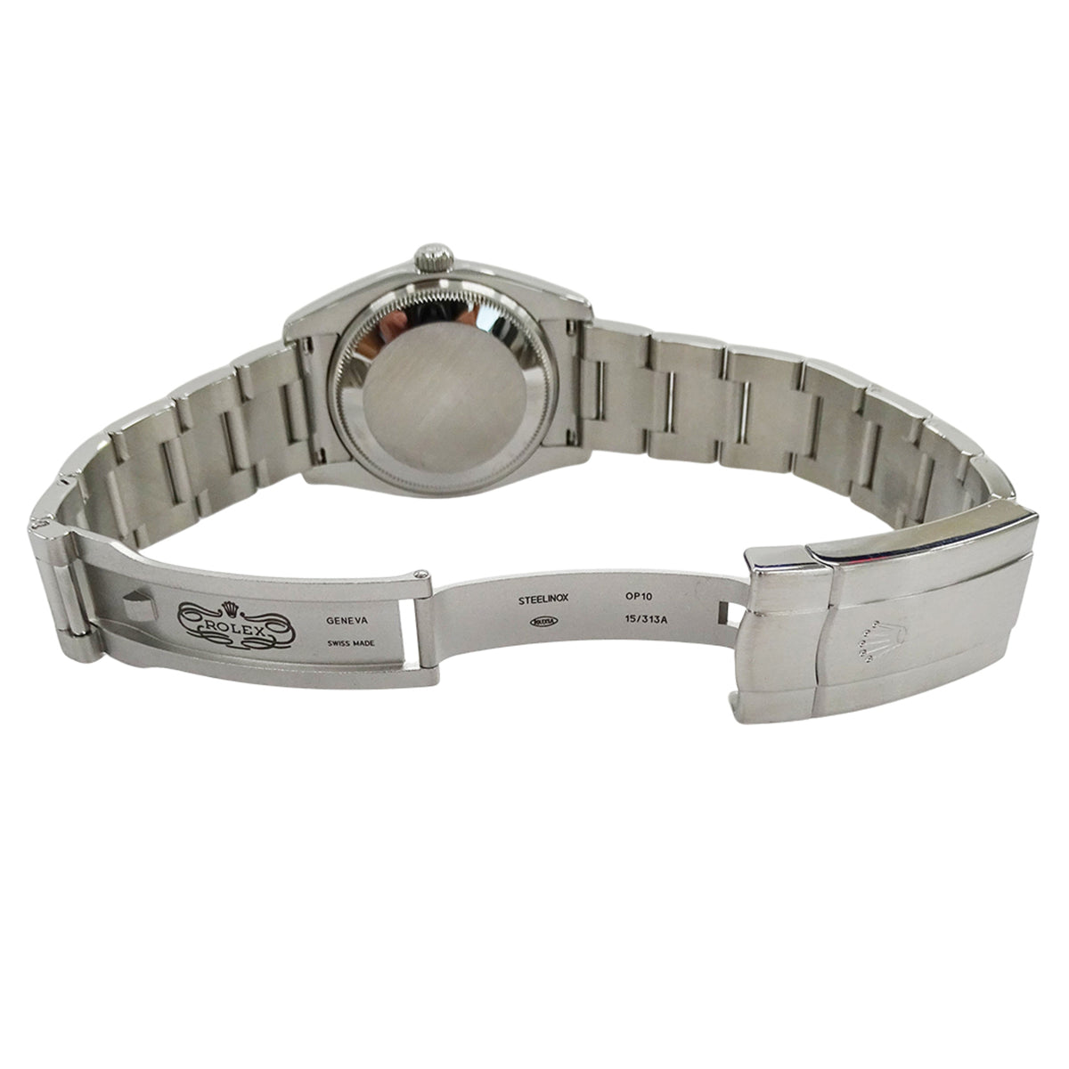 Rolex Air-King 114200 Z Silber Zifferblatt 34 mm Uhr