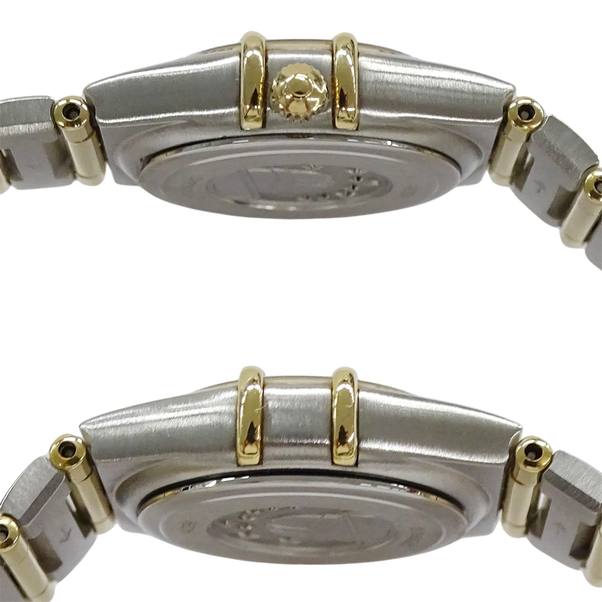Omega Constellation Mini 1262.75 Wo Brand Name 12P Diamond Shell Quartz Movement Stainless Steel (SS) and Gold (YG) Combination Full Bar