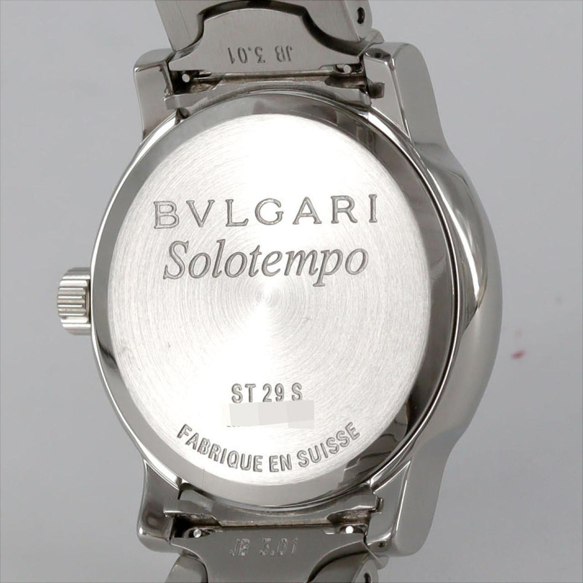 Bvlgari Bulgari Solotempo ST29S/ST29BSSD Black Dial 29mm Watch