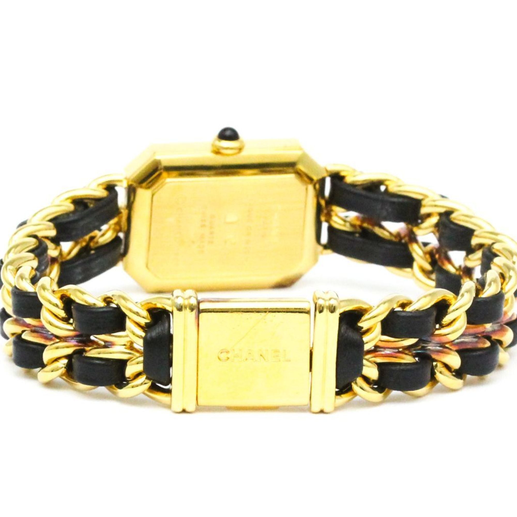 CHANEL Premiere Size L Gold Plated Quartz Ladies Watch H0001 BF582982