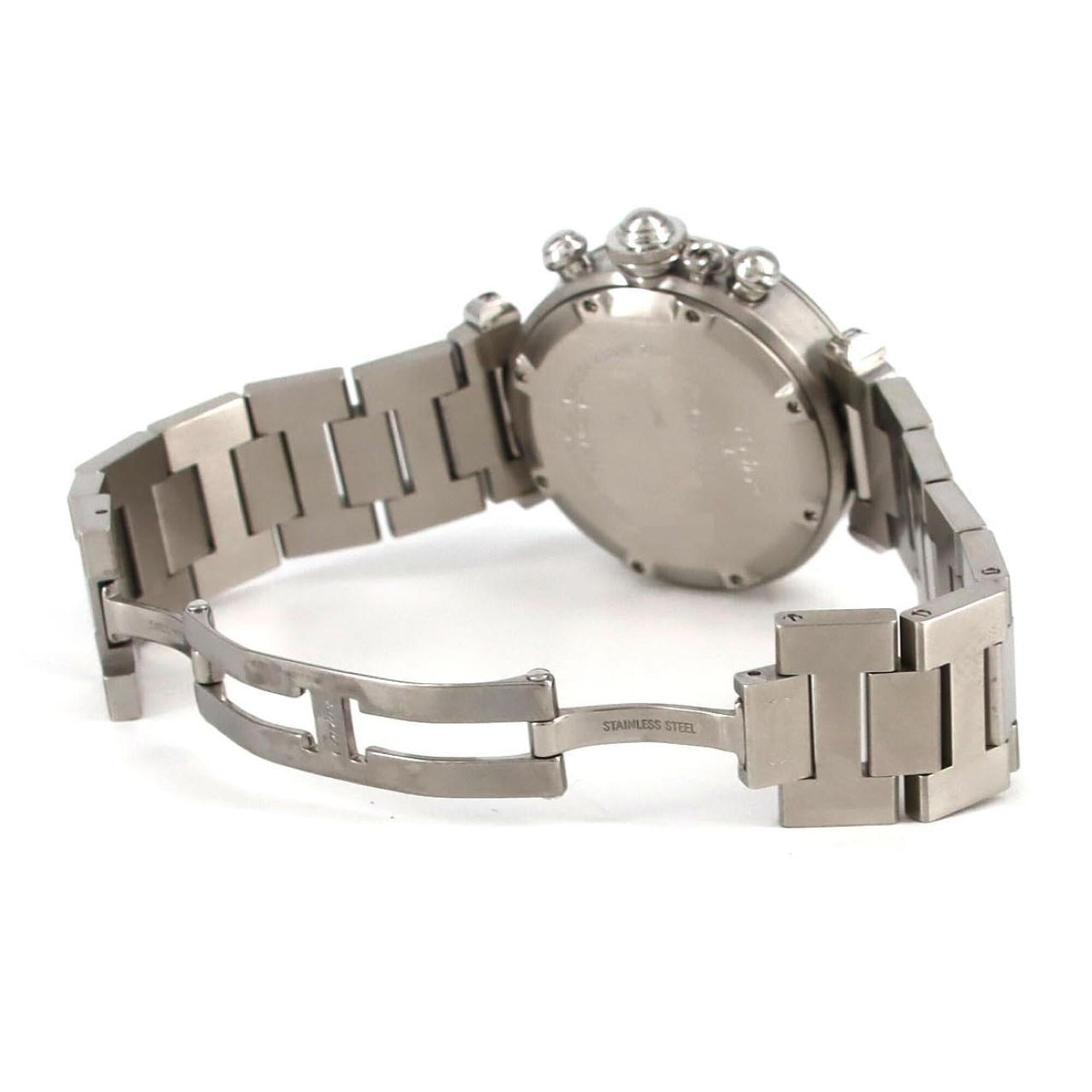 Cartier Pasha C Chronograph W31048M7 Stainless Steel Automatic Watch