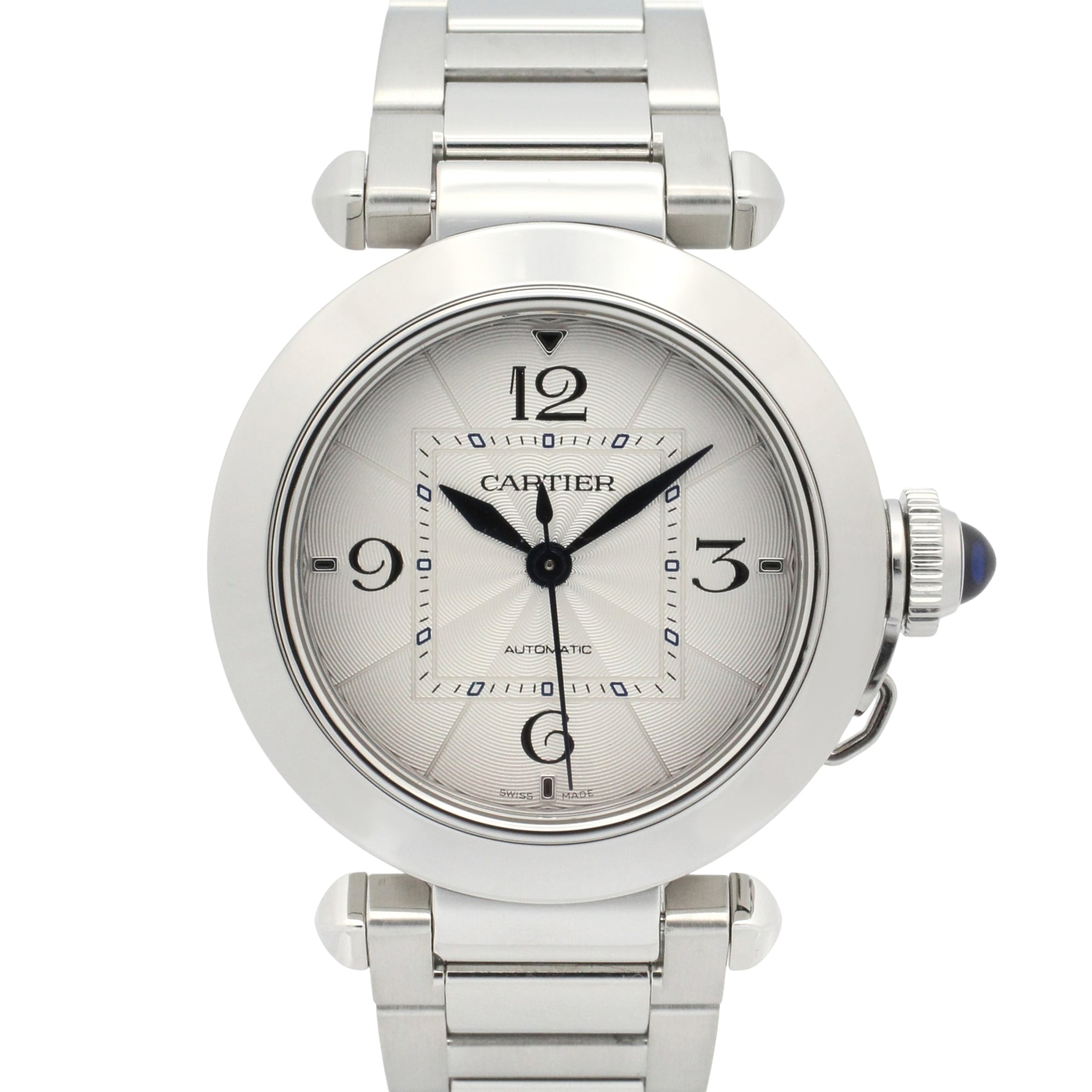 Cartier Pasha WSPA0013 Silver Dial 35mm Watch