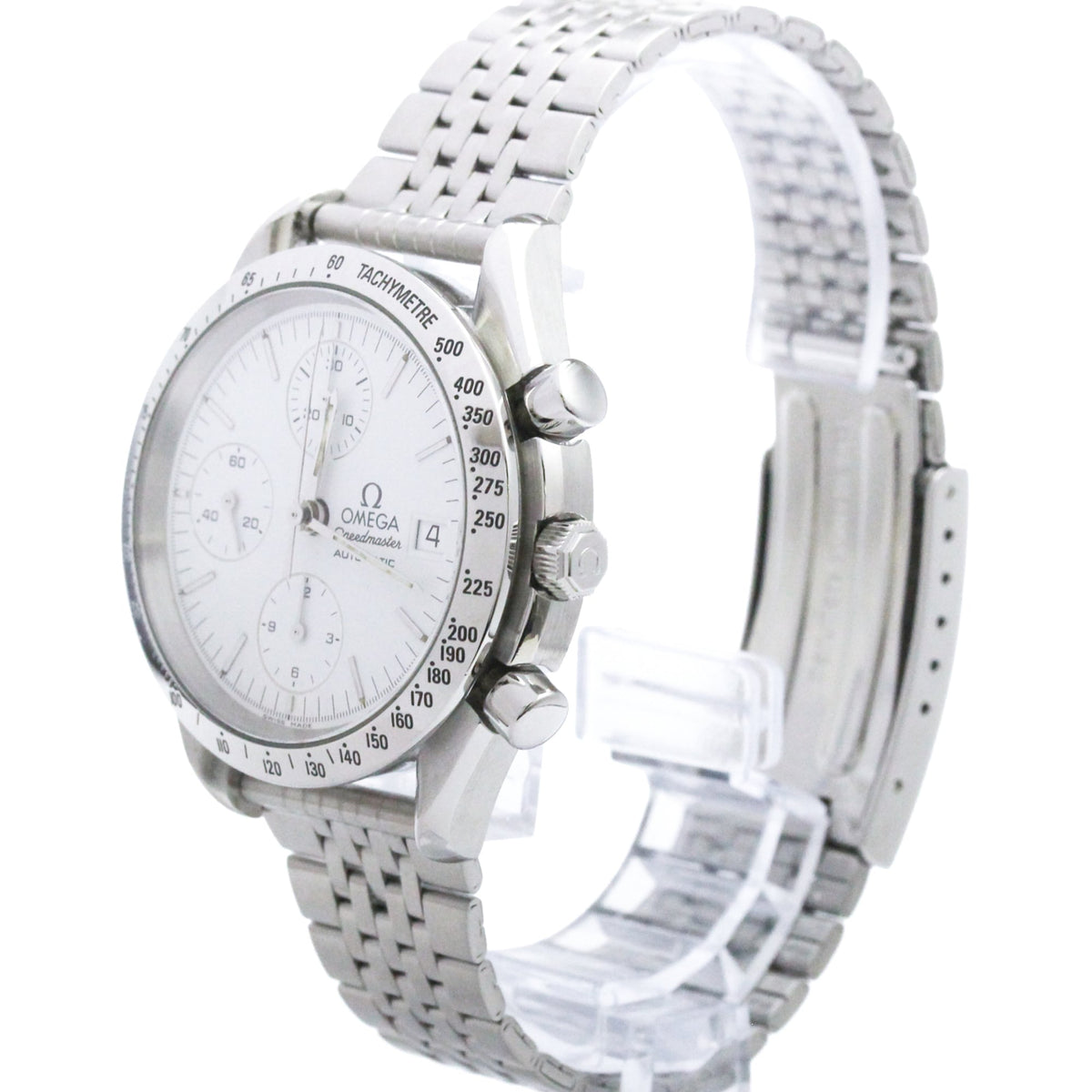 Omega Speedmaster 3511.2 Weiß Zifferblatt 39mm Uhr