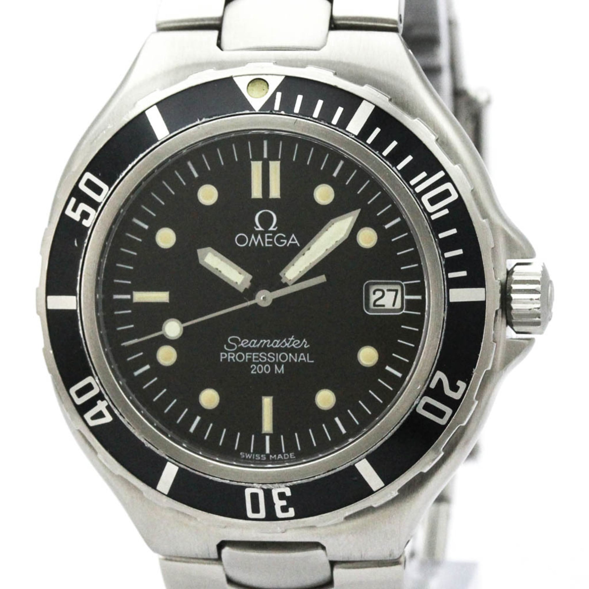 Omega Seamaster Quartz Stainless Steel Men's Sport 396.1062
