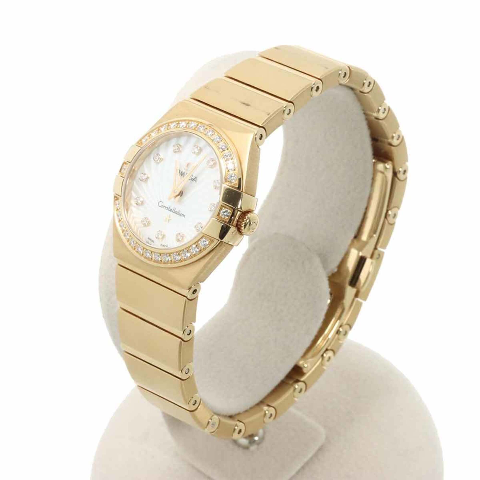 Omega Constellation 123 55 24 60 55 001 Weiß Zifferblatt 24 mm Uhr