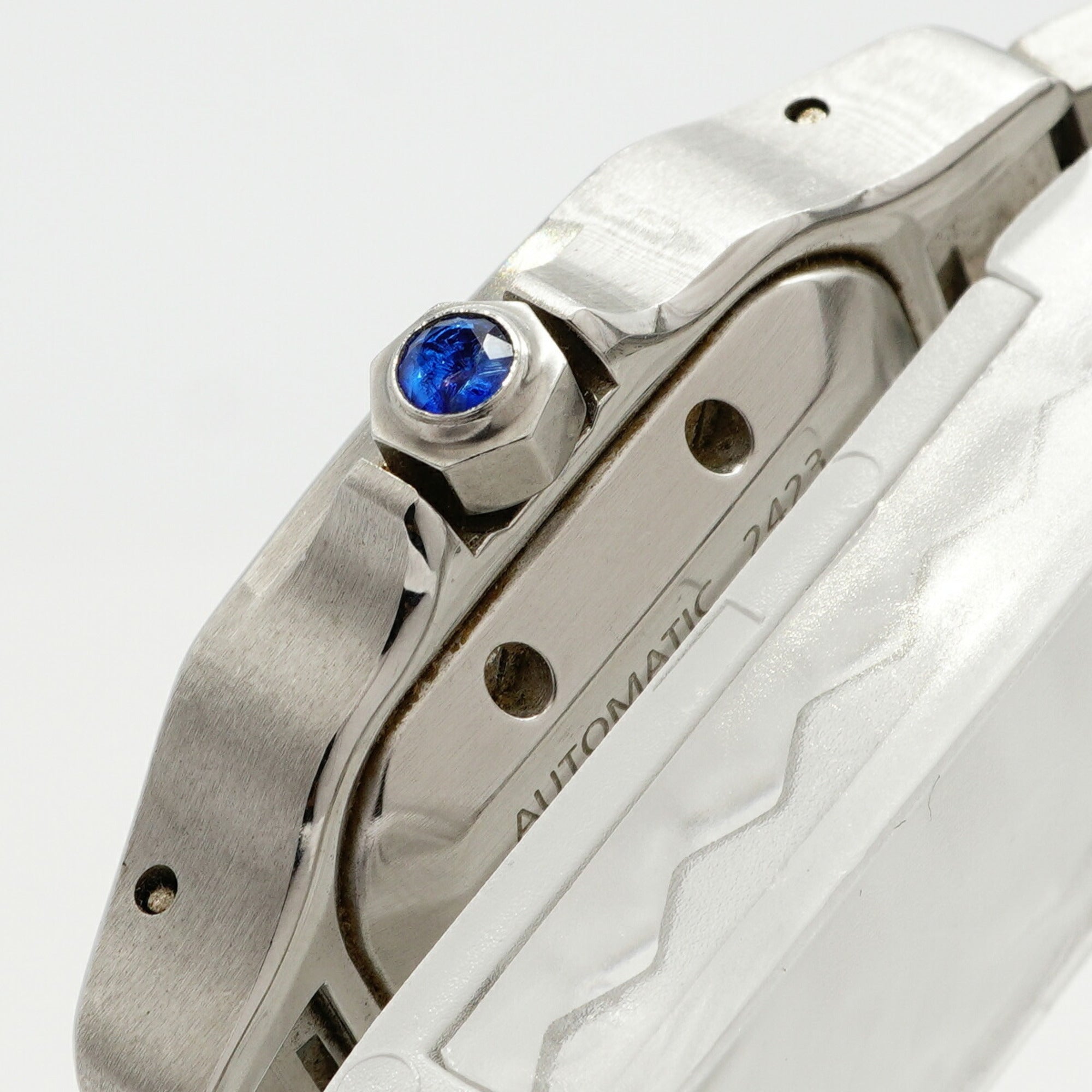 Cartier Santos Galbee SM W20054D6 Silver Dial Women's Watch