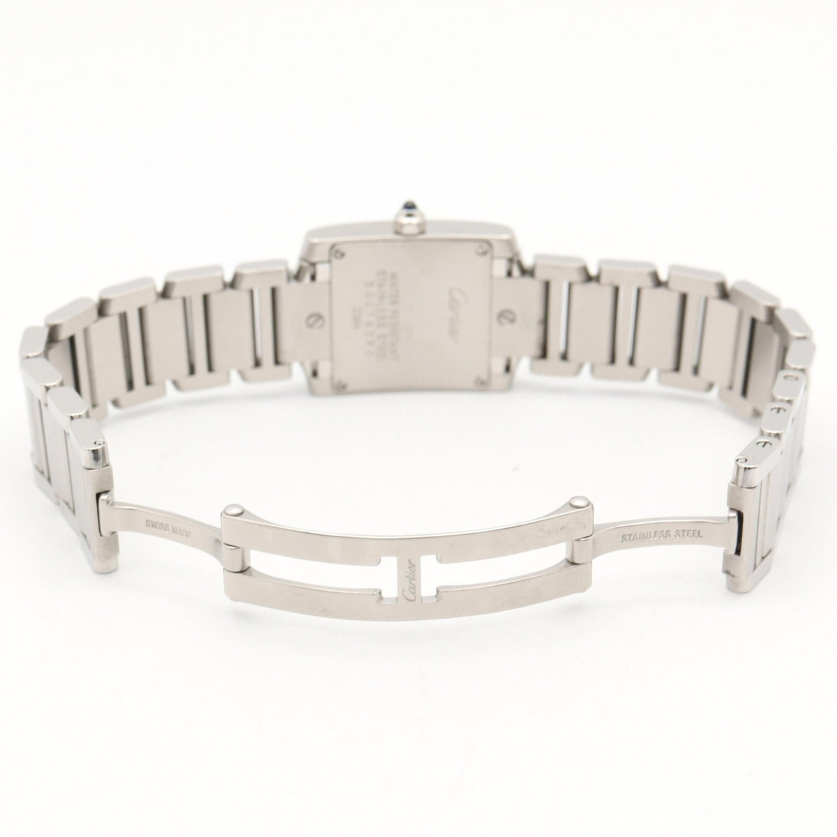 Cartier Tank Française SM W51008Q3 Silver Dial 20mm Watch
