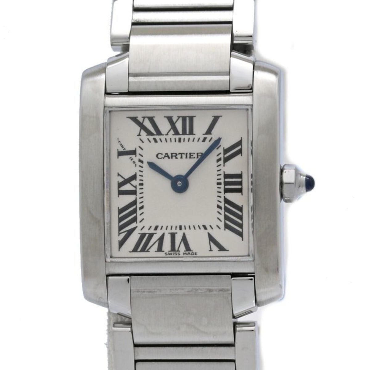 Cartier Tank Française SM W51008Q3 Ivory Dial 20mm Watch