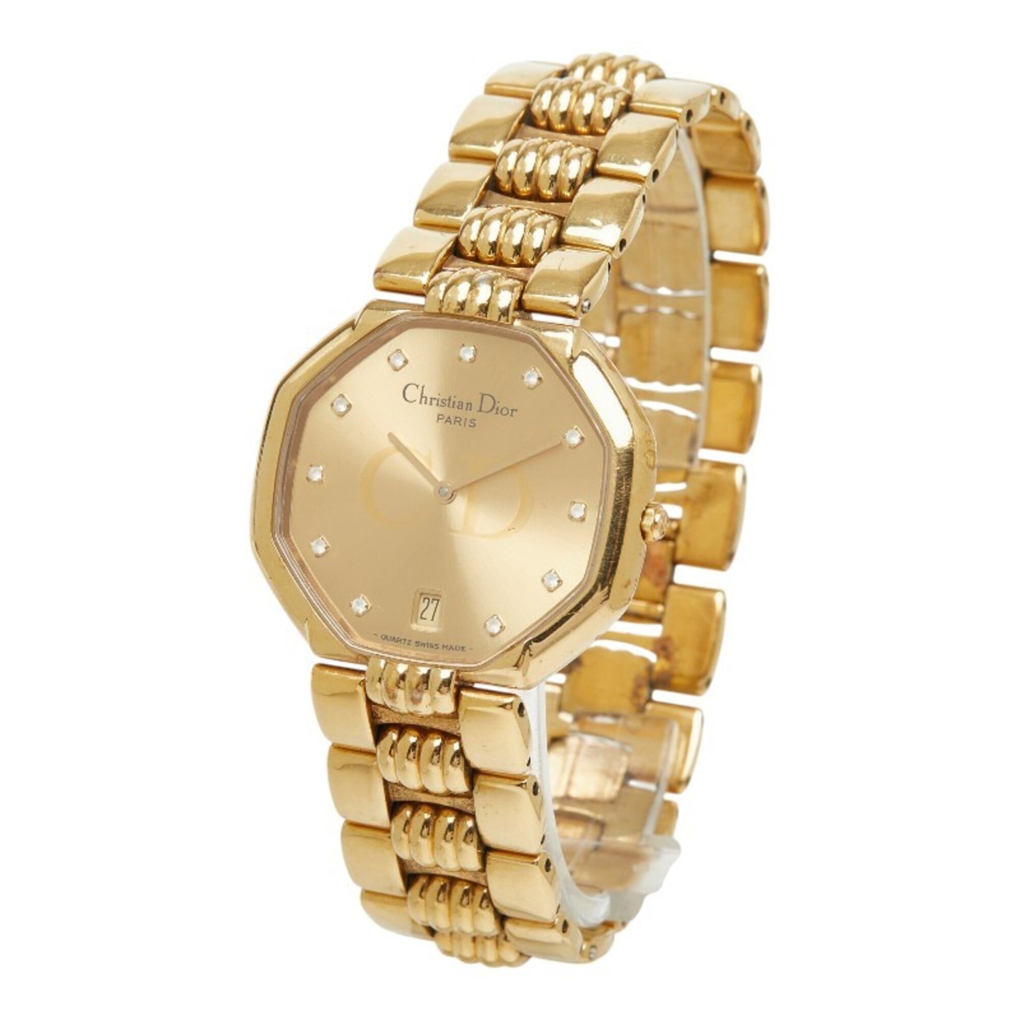 Christian Dior Gold Dial 32mm Watch