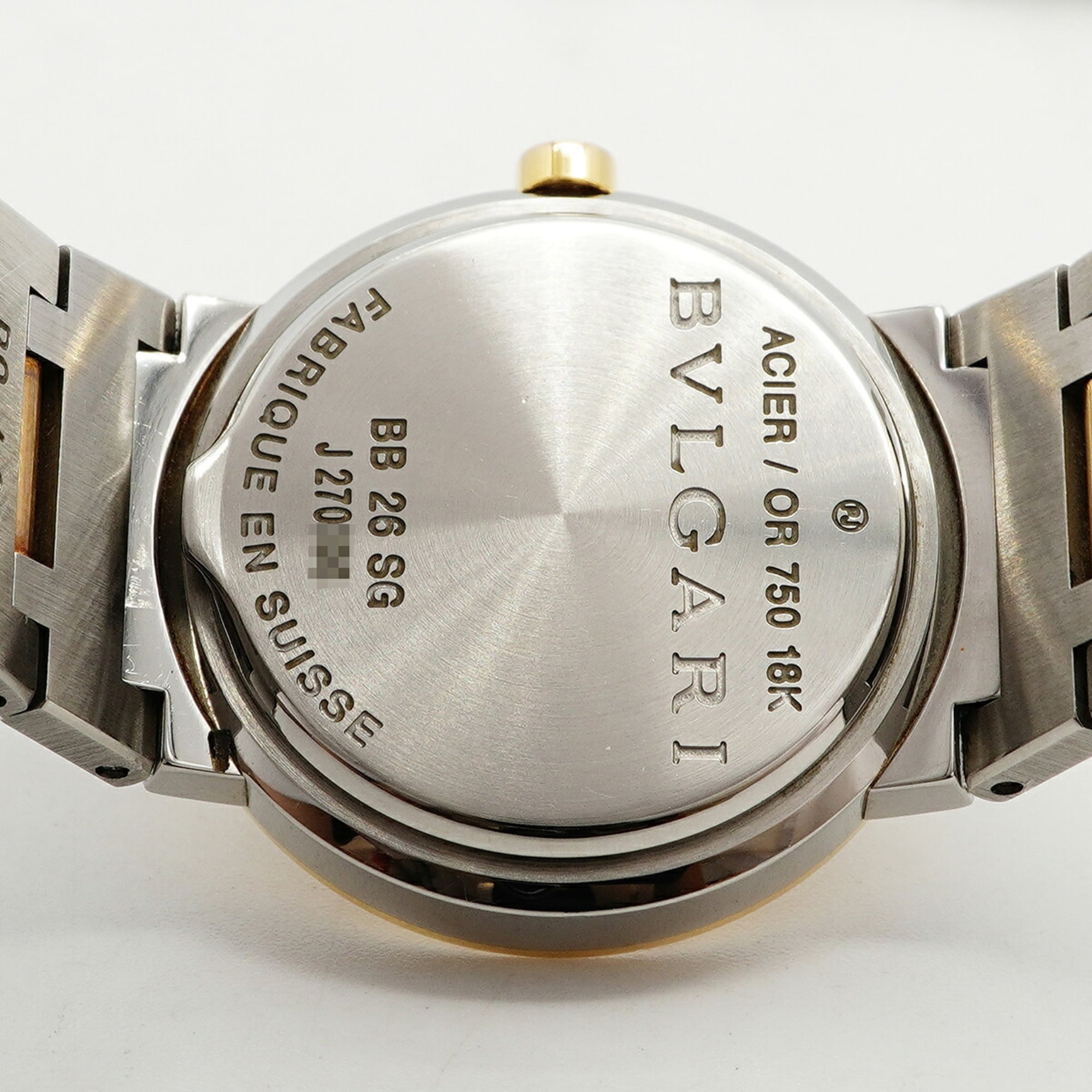 Bvlgari BB26SG Black Dial Wo
