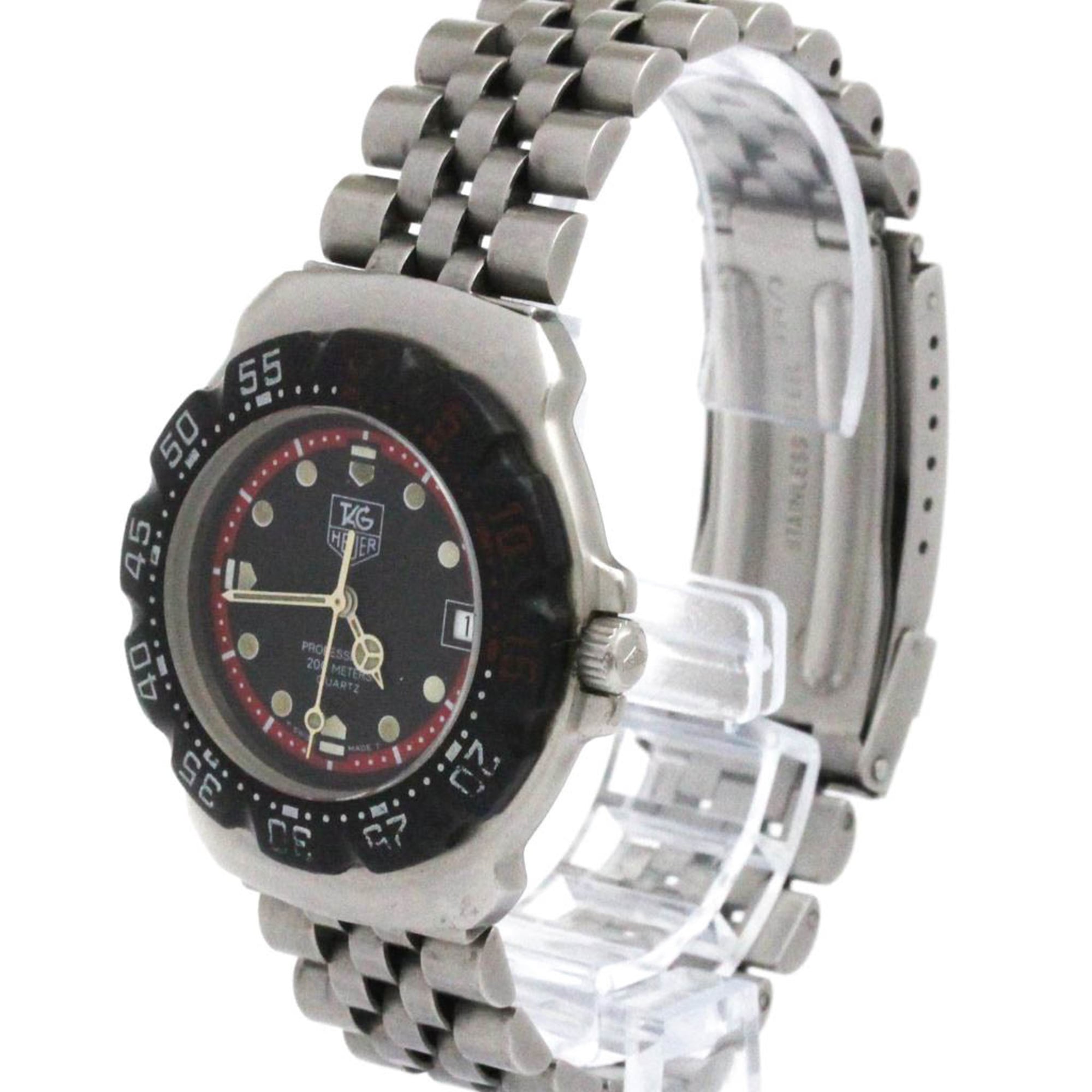 TAG HEUER Formula 1 Stainless Steel Rubber Quartz Mens Watch 374.513