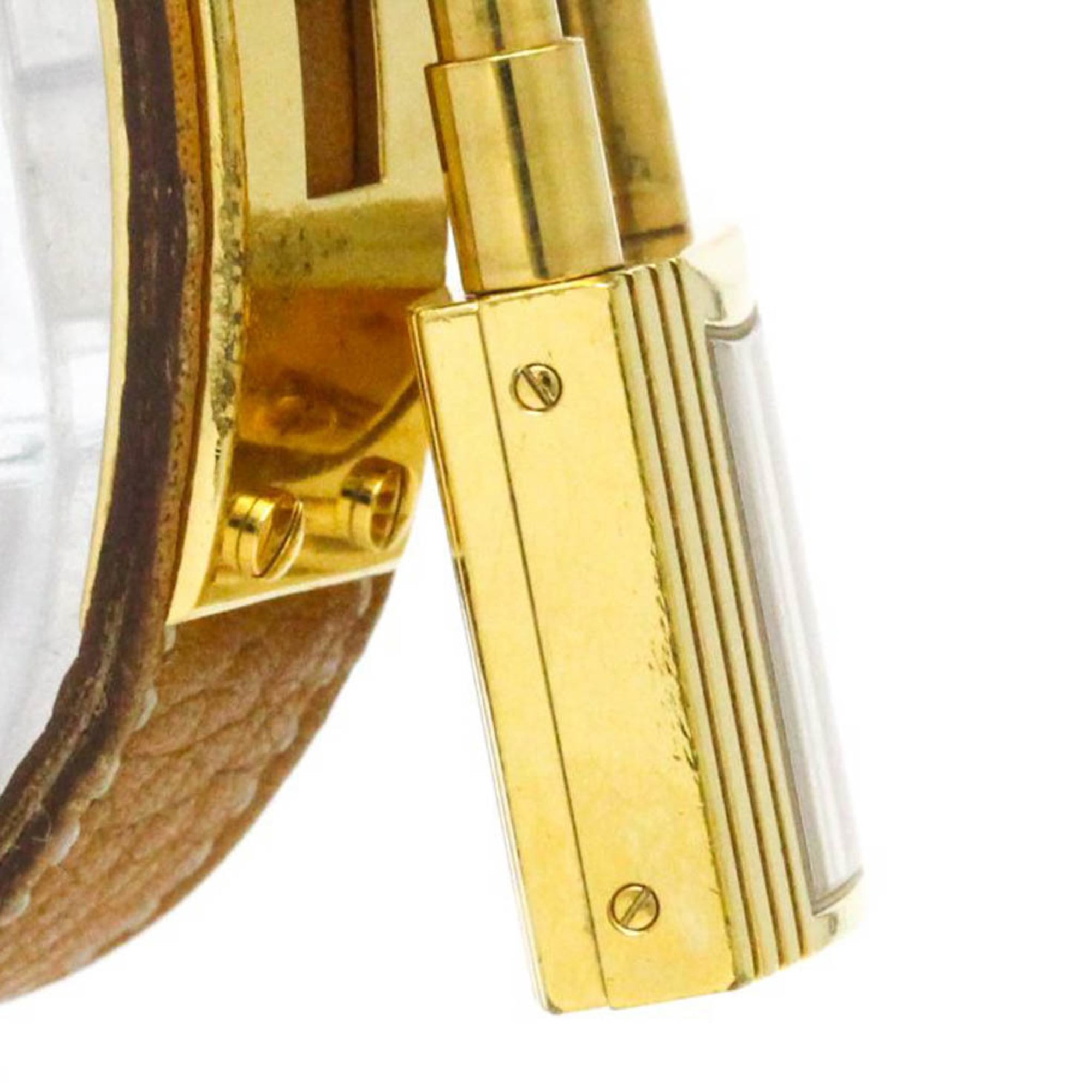HERMES Kelly-horloge, verguld, leer, quartz, dameshorloge