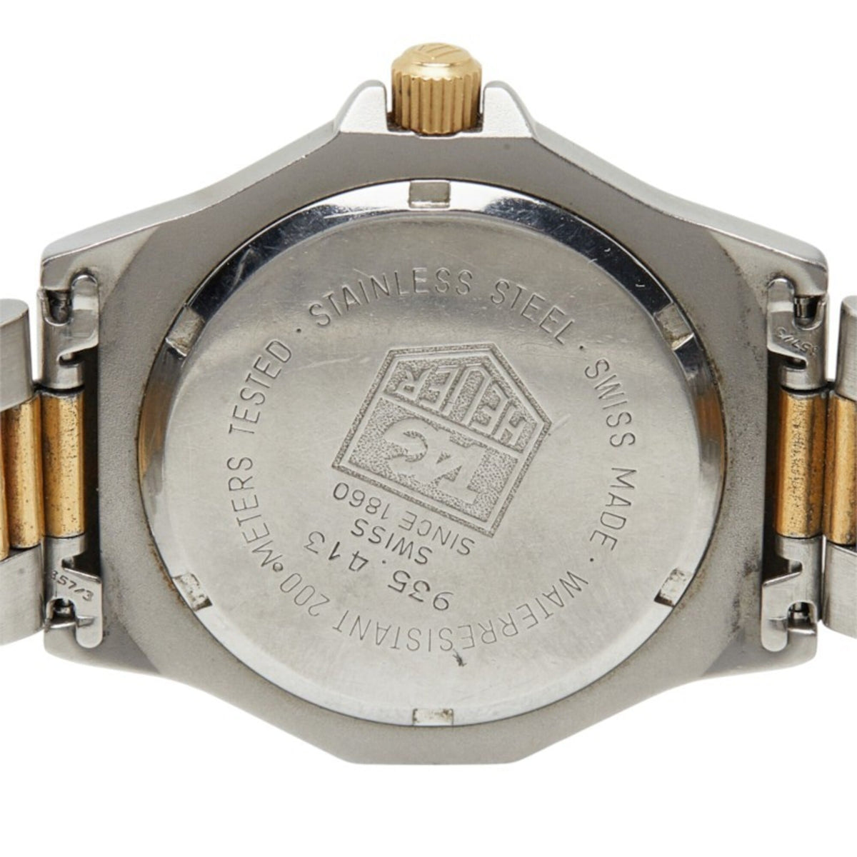 TAG Heuer 3000 Professional 935413, goldenes Zifferblatt, 34 mm Uhr
